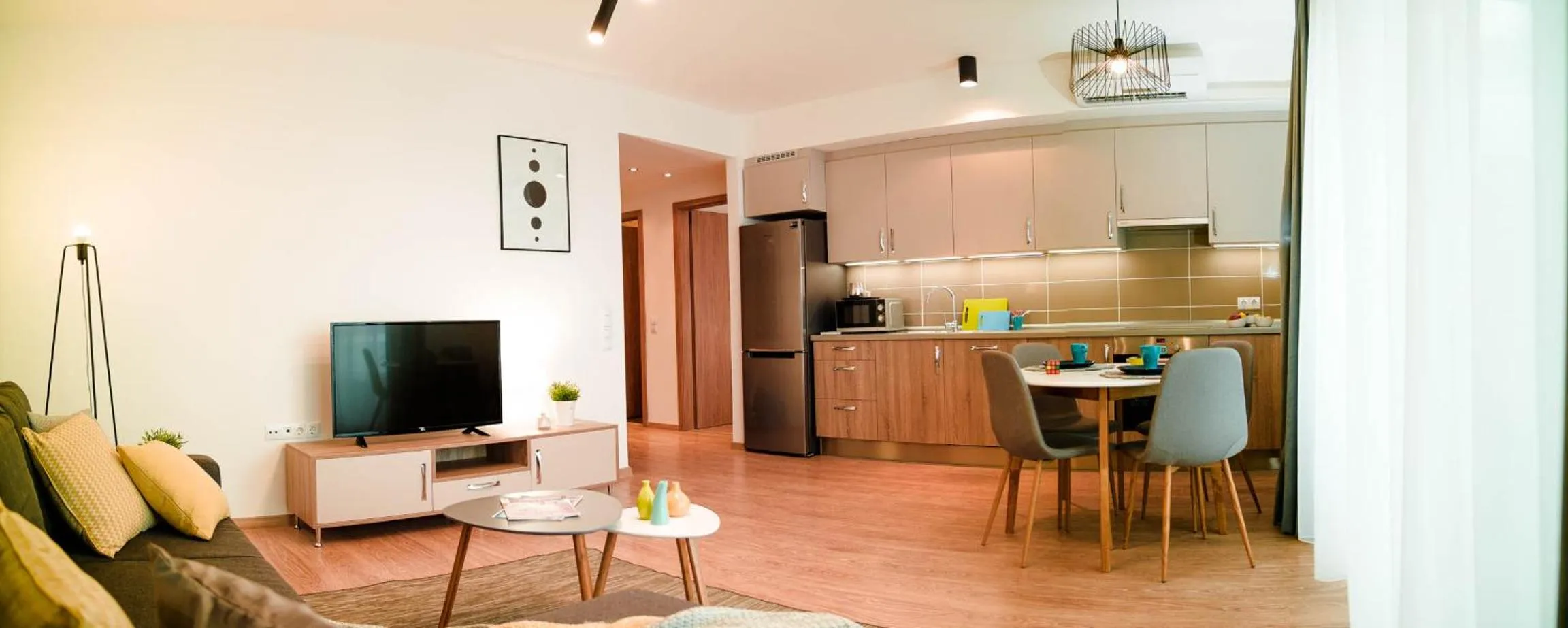 Living room in Vision Apartments Budapest