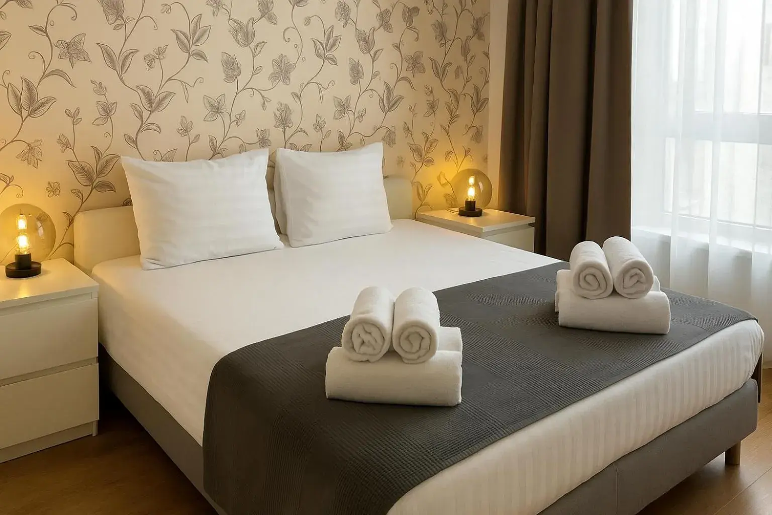 Bedroom, Bed in Vision Apartments Budapest Bedroom, Bed in Vision Apartments Budapest