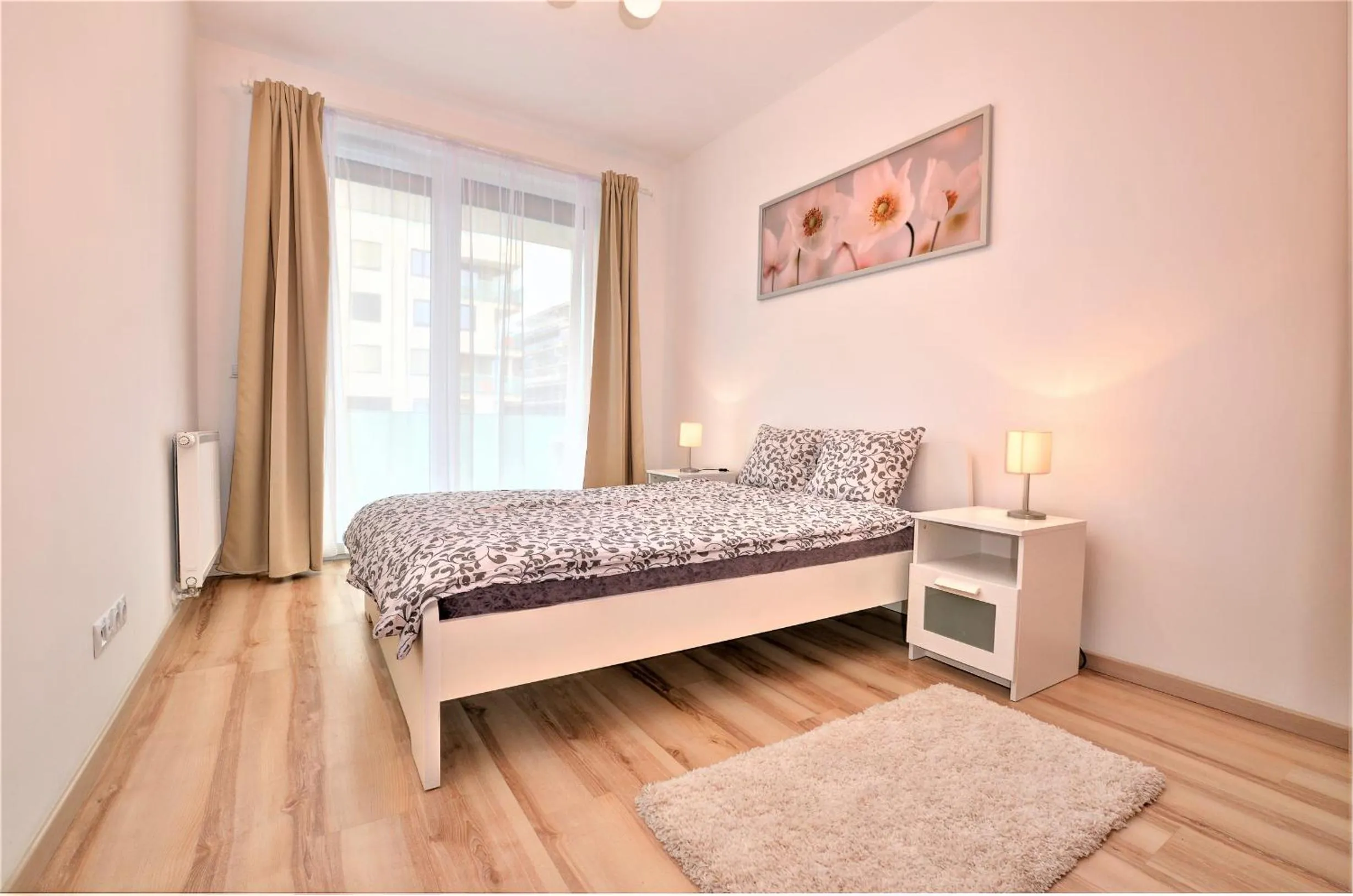 Bedroom, Bed in Vision Apartments Budapest