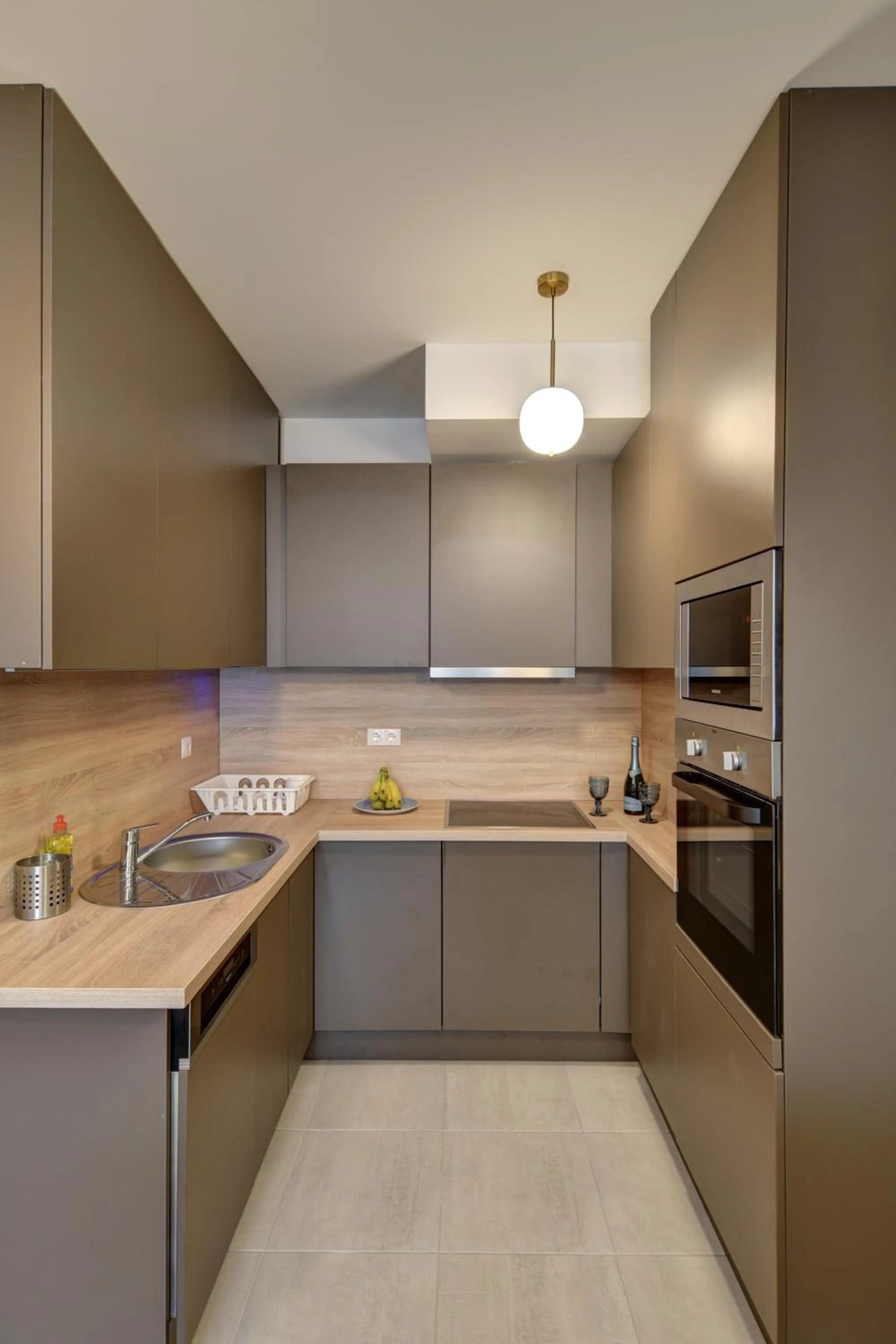 Kitchen or kitchenette in Vision Apartments Budapest