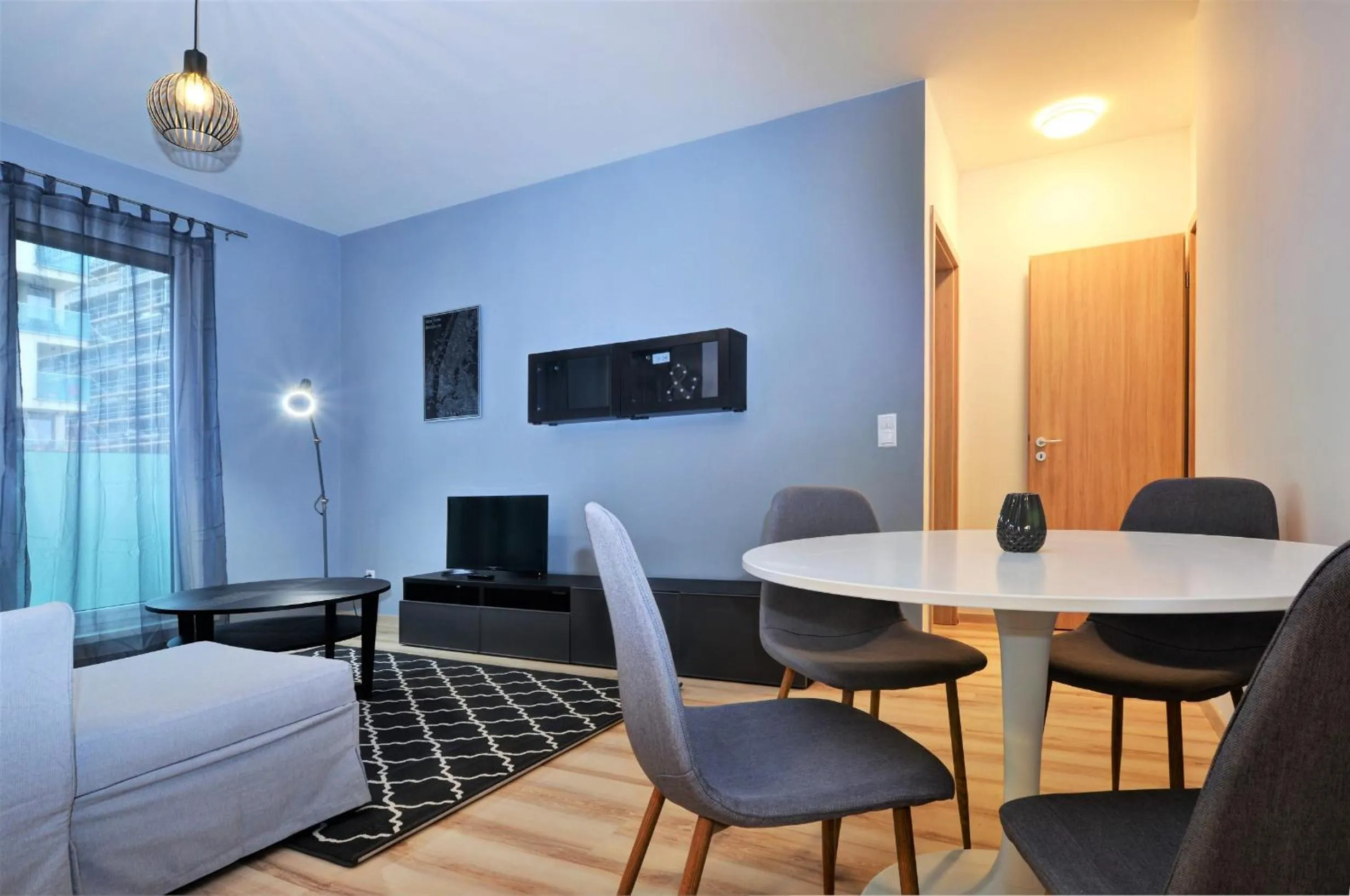 Living room in Vision Apartments Budapest