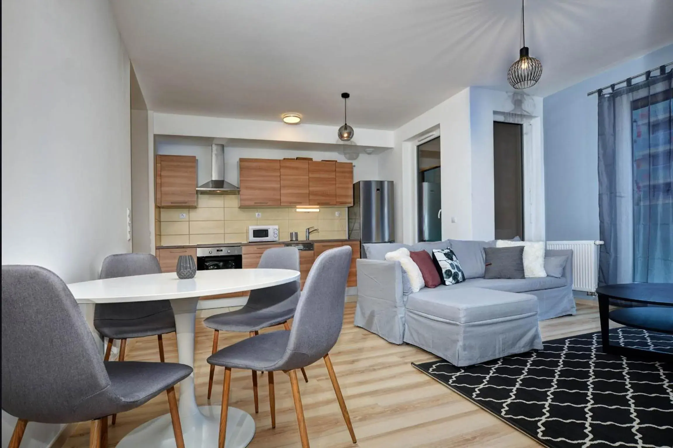 Living room in Vision Apartments Budapest Living room in Vision Apartments Budapest