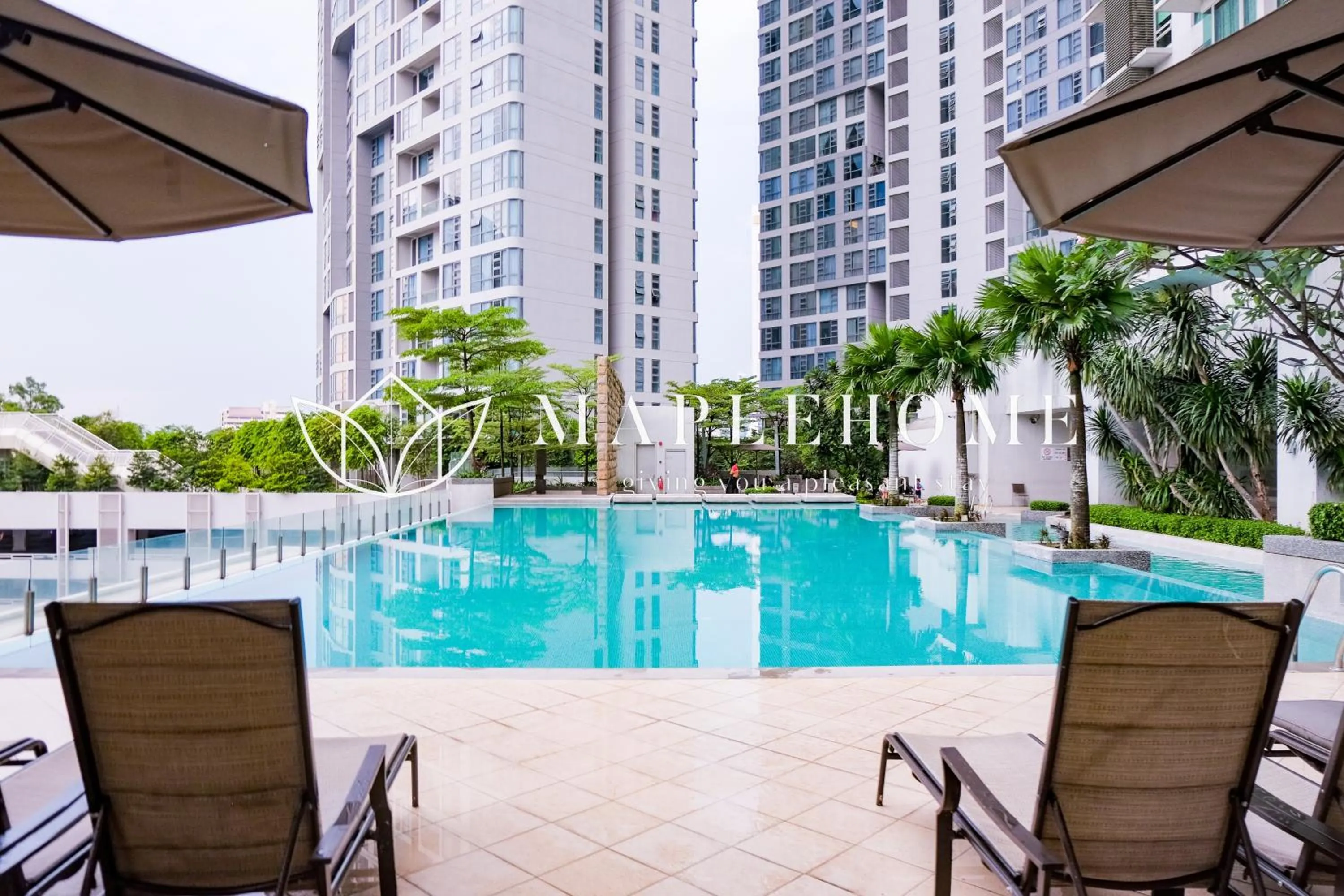 Swimming pool in Swiss Garden Residence Kuala Lumpur