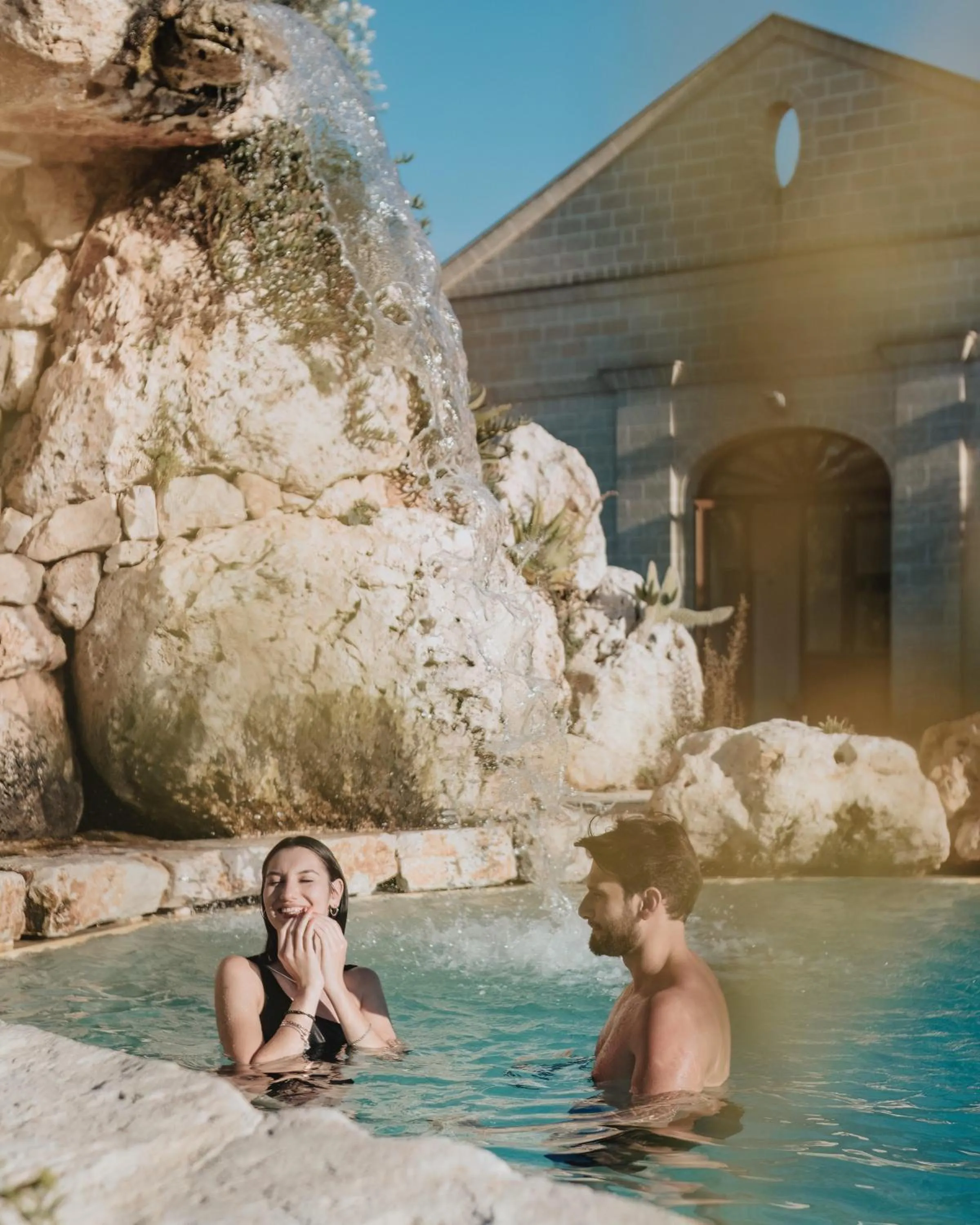 Swimming pool in Masseria Le Lamie