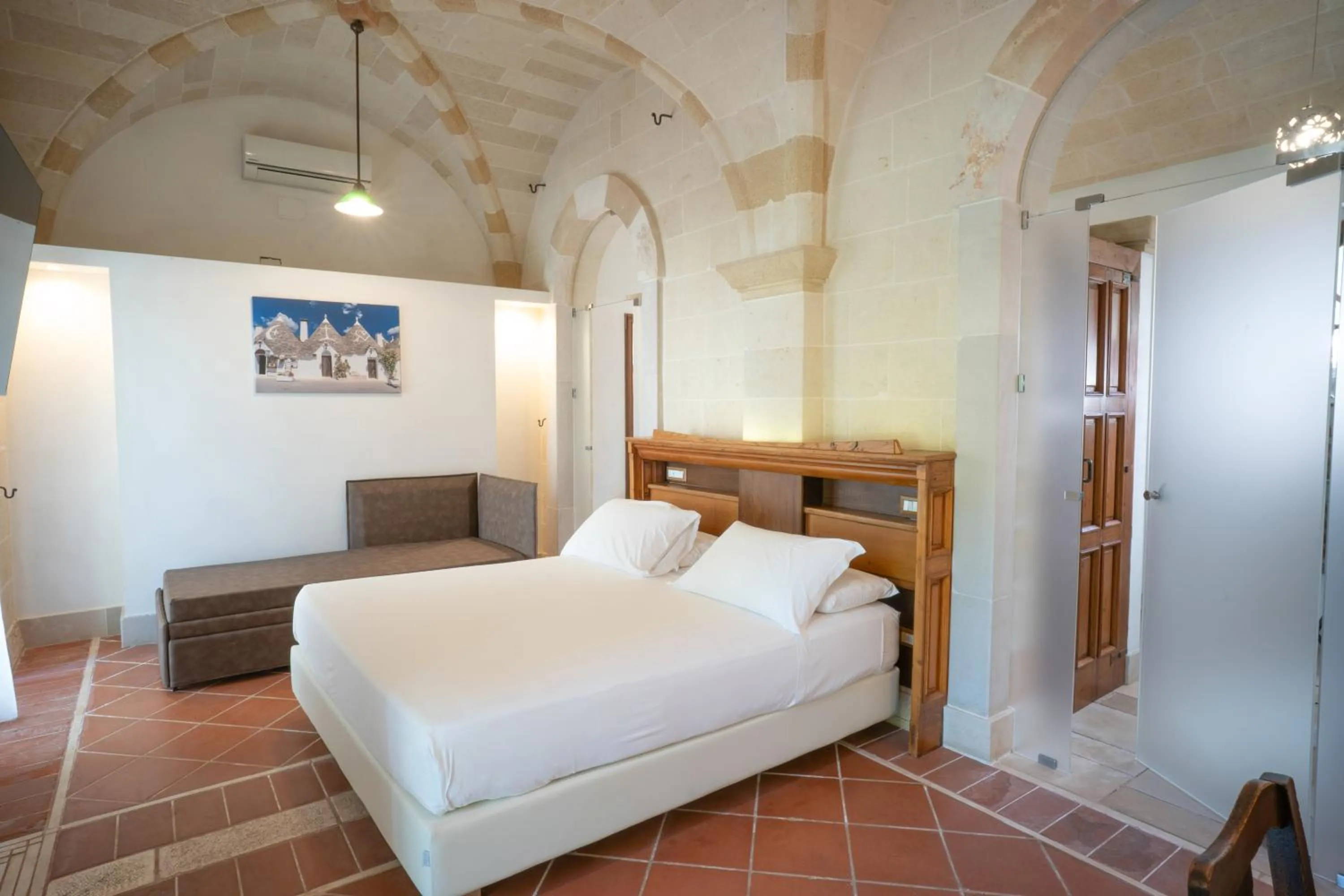 Bed in Masseria Le Lamie