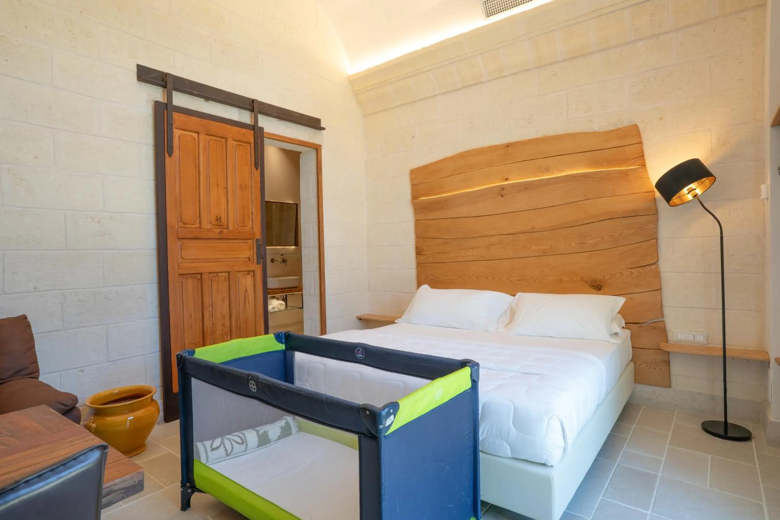 Bed in Masseria Le Lamie