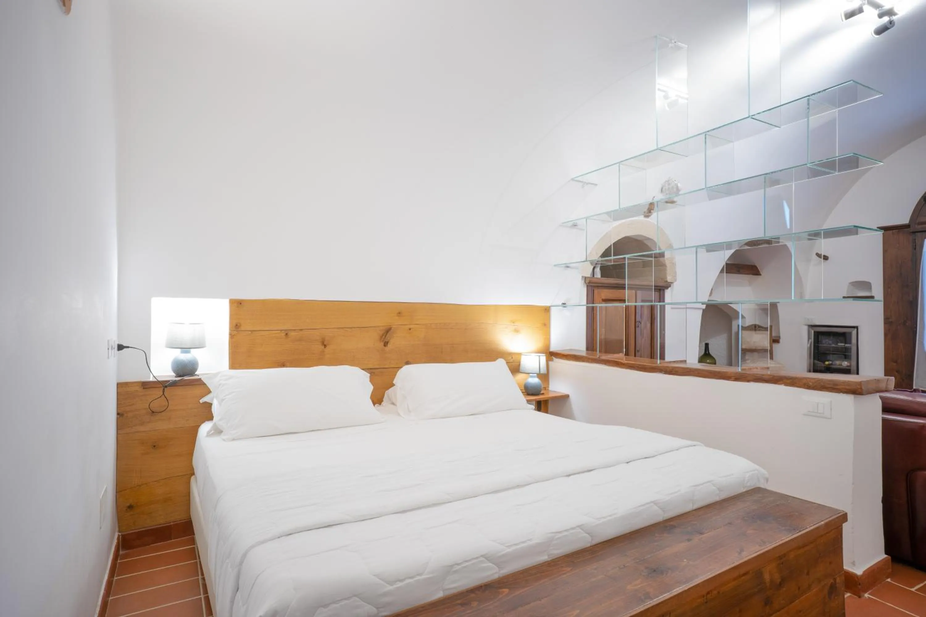 Bed in Masseria Le Lamie