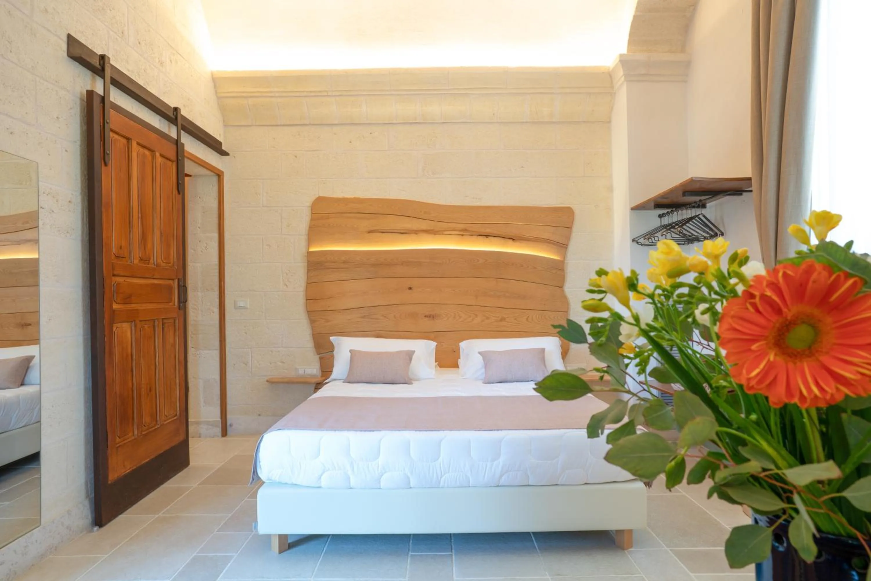 Bed in Masseria Le Lamie