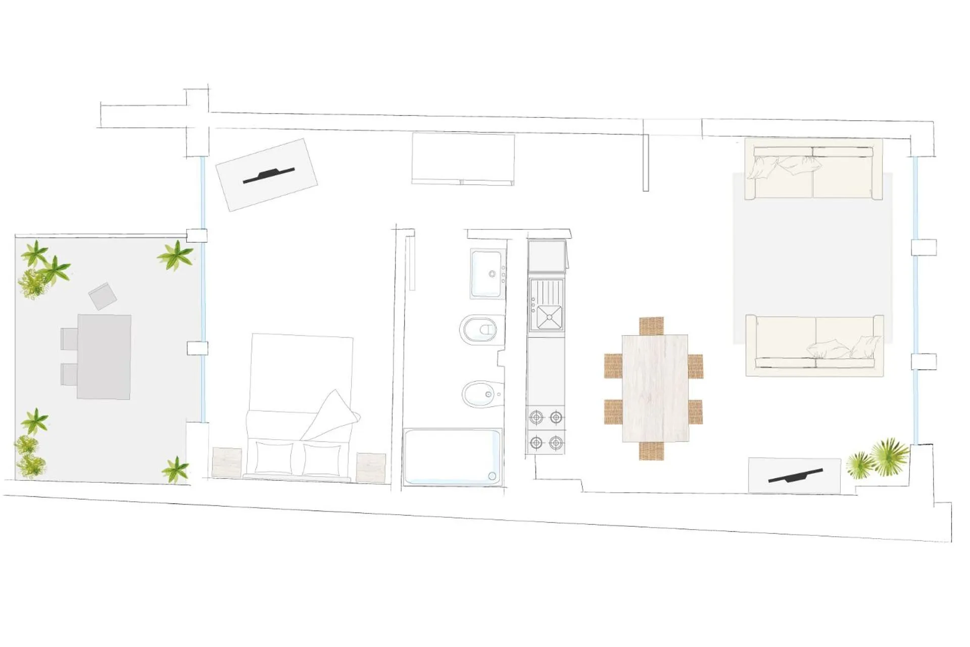 View (from property/room) in Adriano Residence