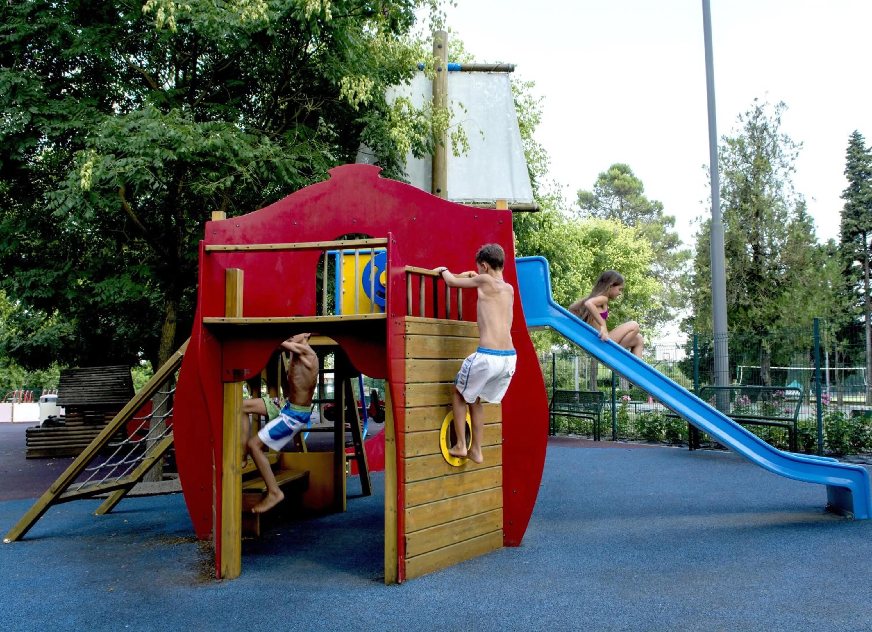 Children play ground in Parco delle Piscine