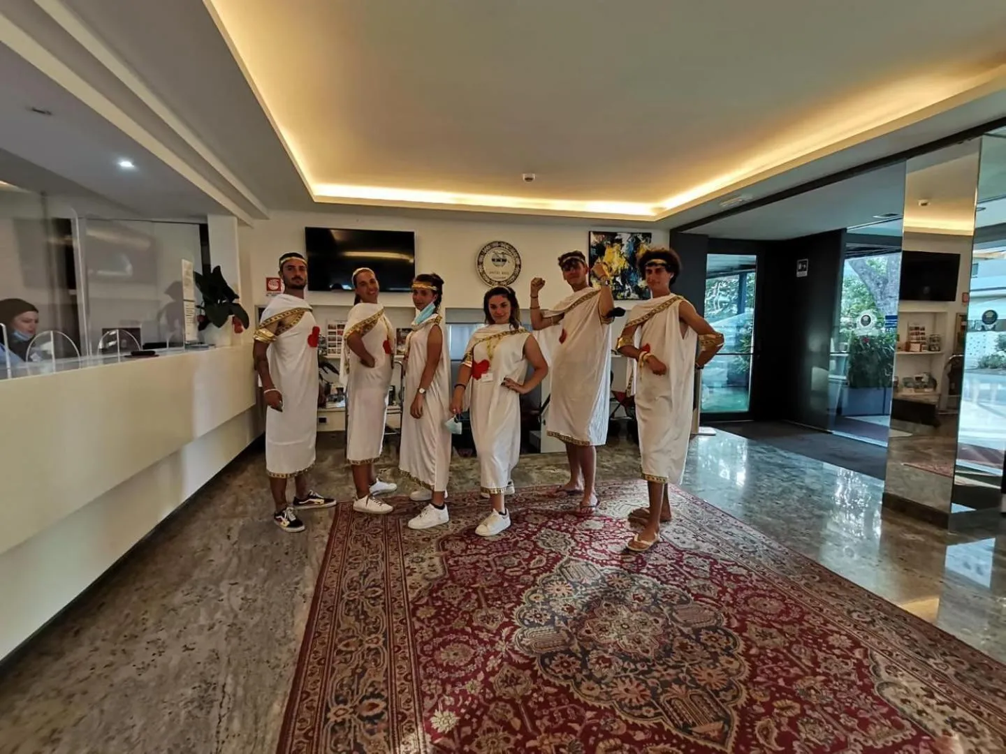 Lobby or reception in Zenit Hotel