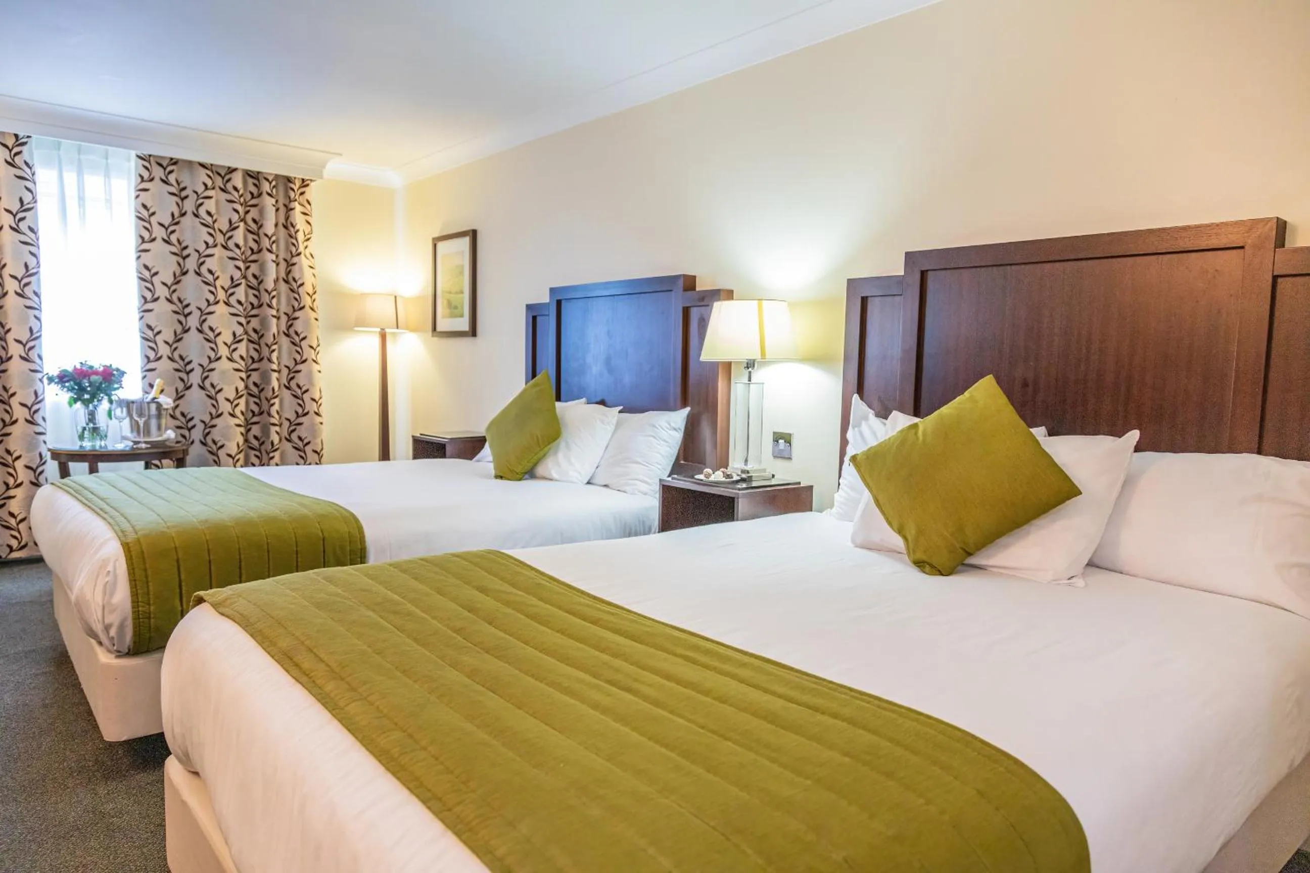 Standard Double Room with Two Double Beds in Meon Valley Hotel, Golf & Country Club