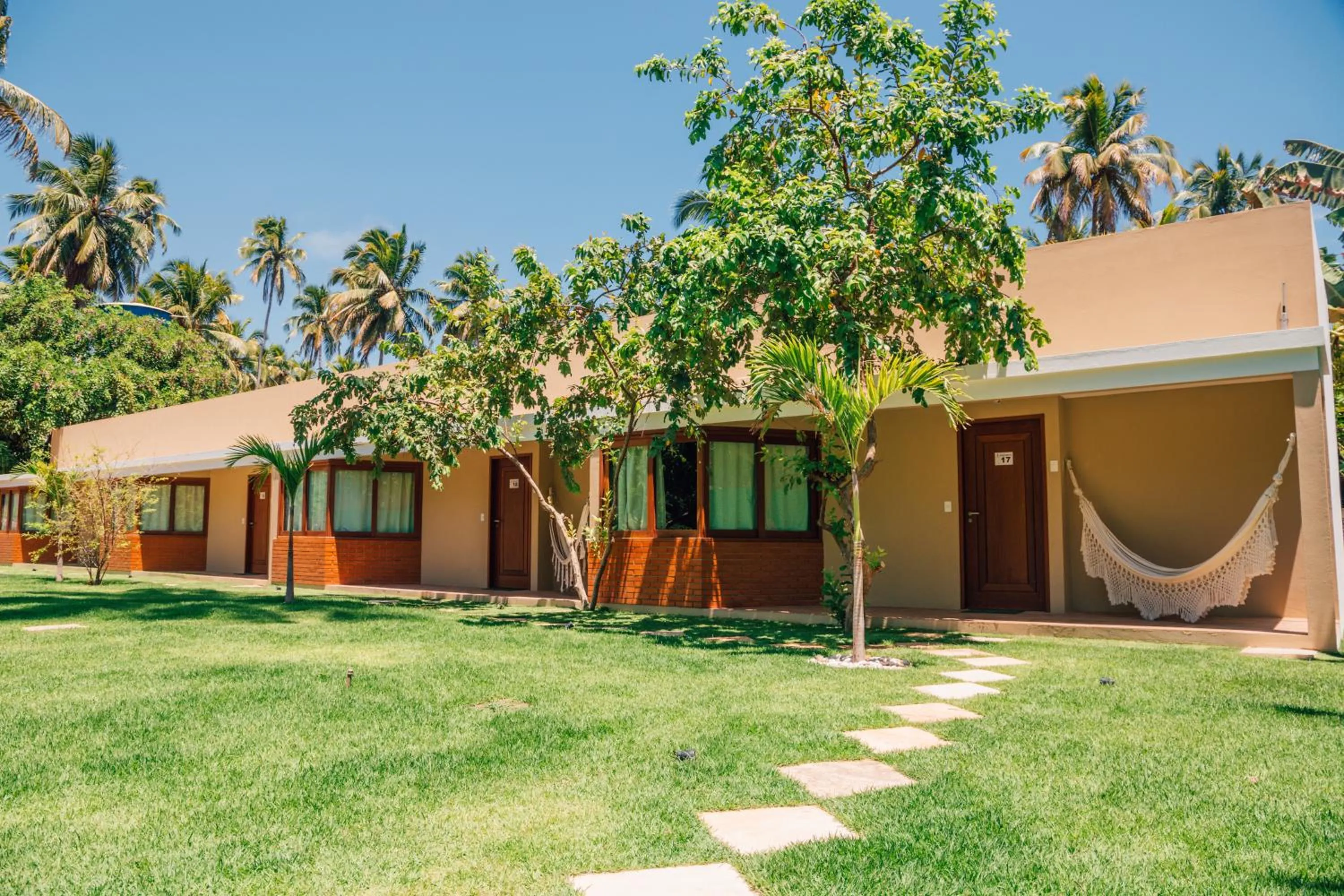 Garden view in Pousada Humaitá