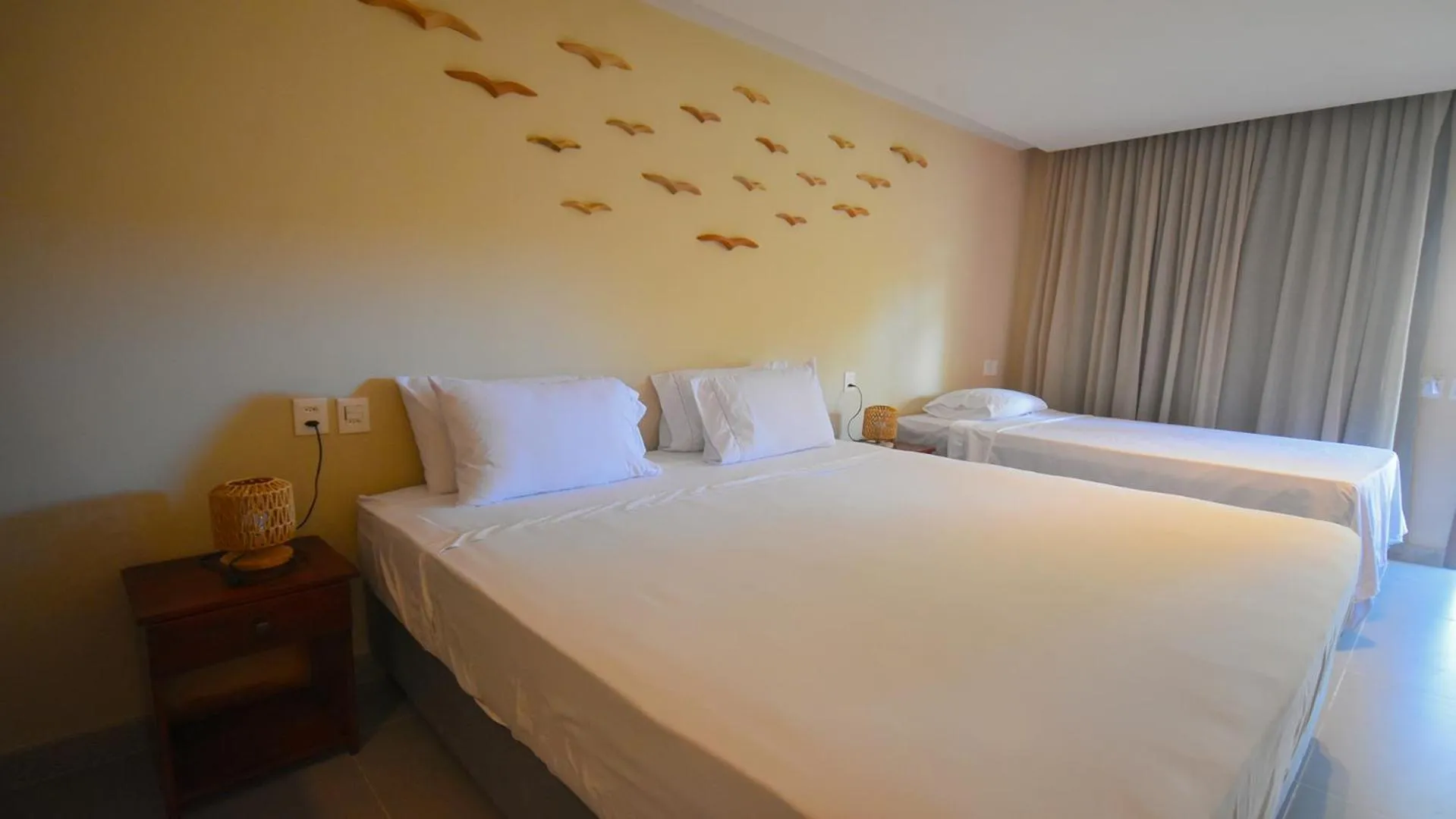 Bed in Pousada Humaitá