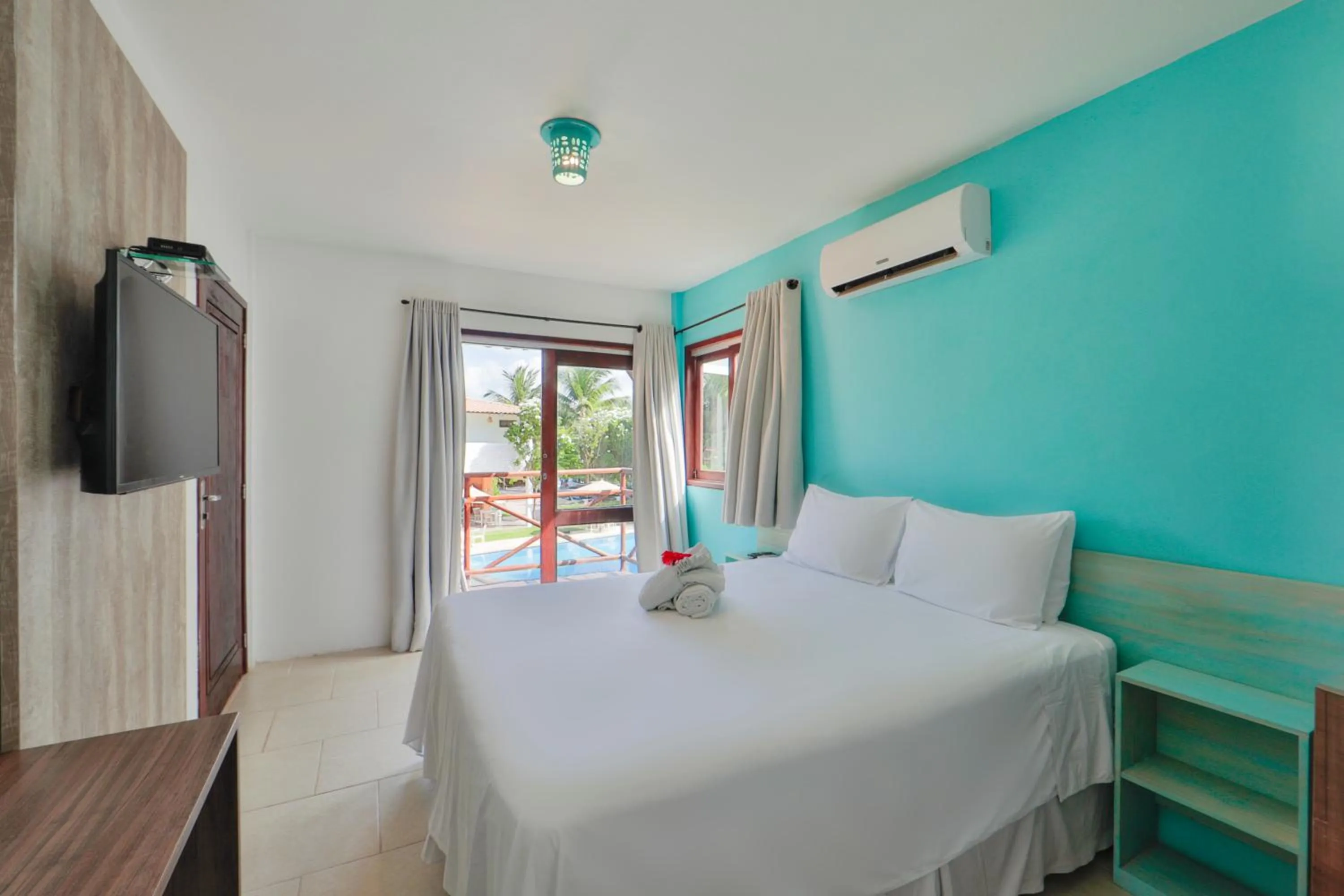 Bed in Pousada Humaitá