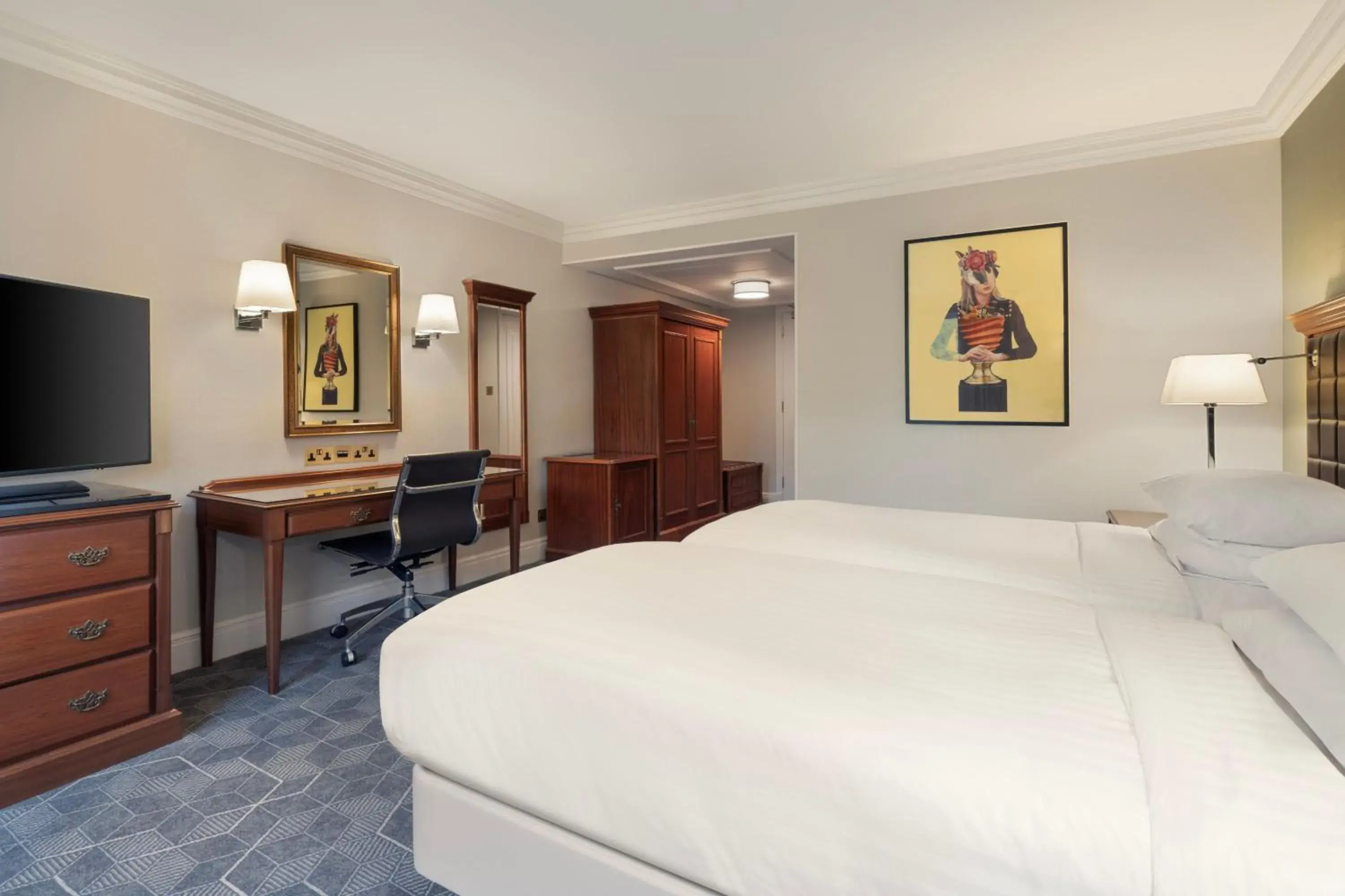 Deluxe Twin Room in Delta Hotels by Marriott Huntingdon Deluxe Twin Room in Delta Hotels by Marriott Huntingdon