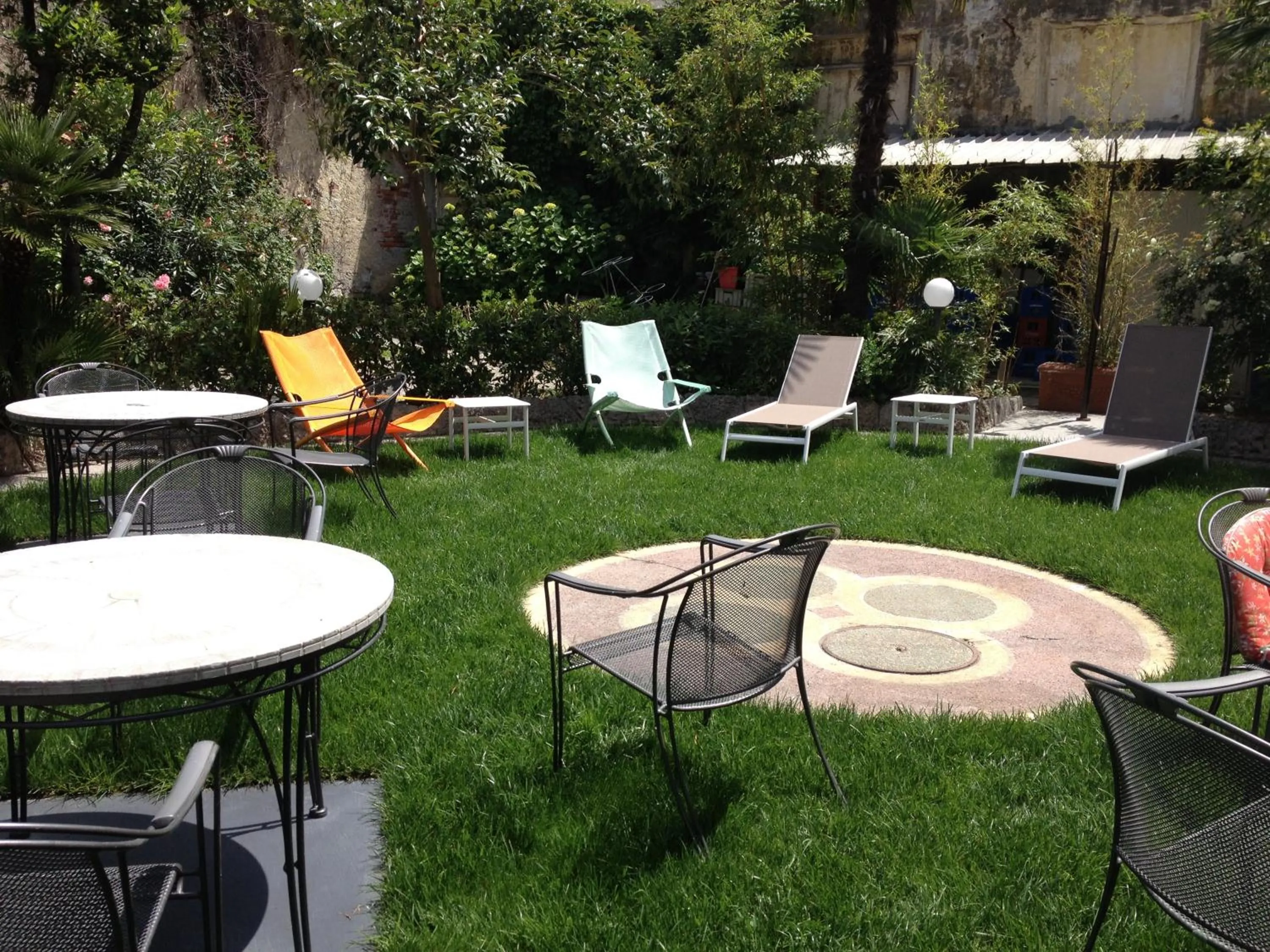 Patio in Hotel Miramare