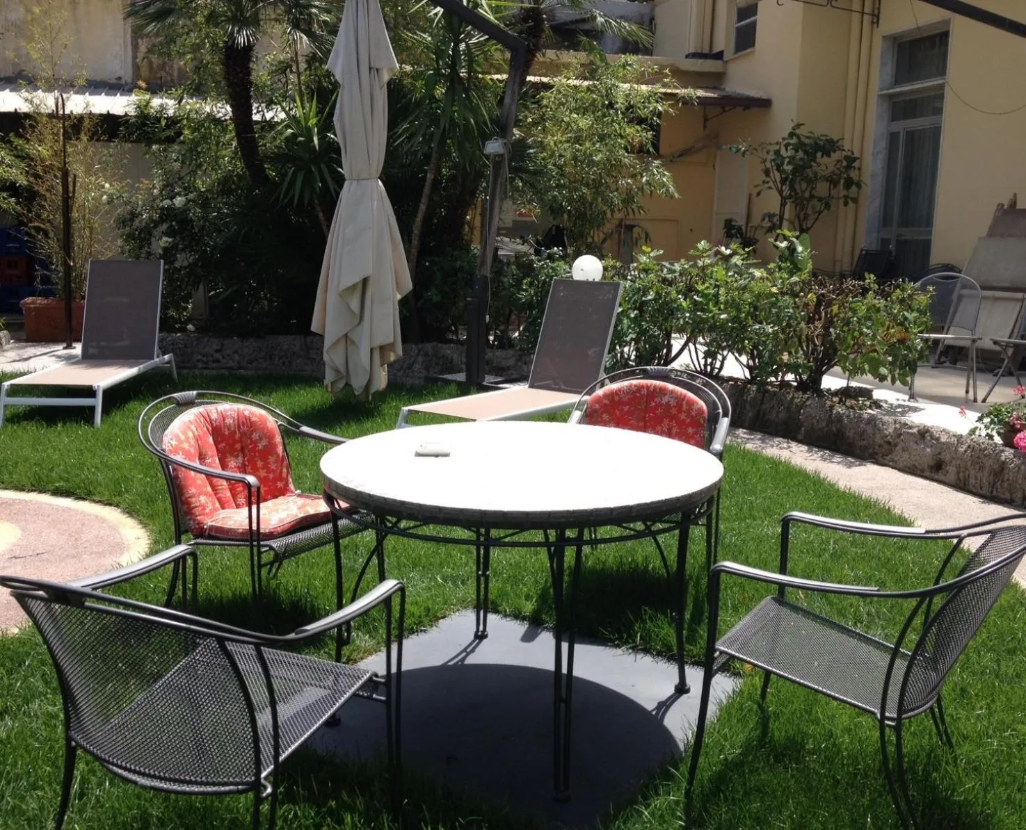 Patio in Hotel Miramare