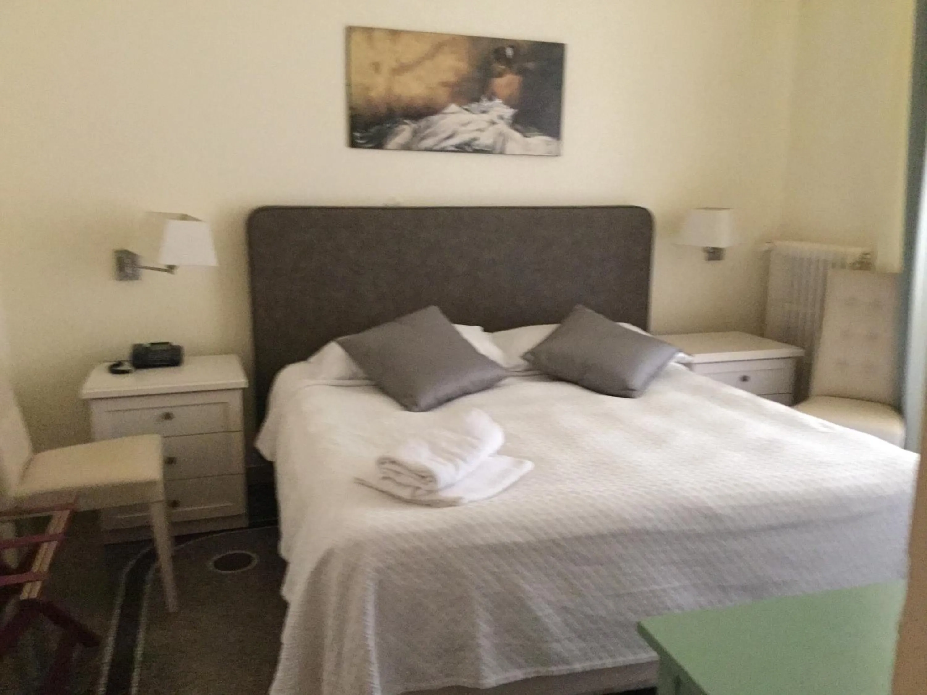 Bed in Hotel Miramare