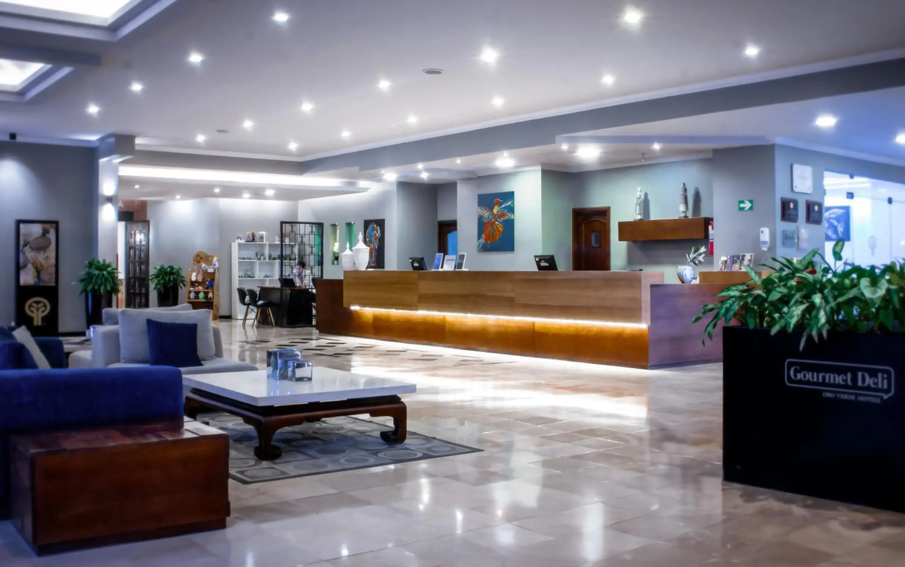 Lobby or reception in Oro Verde Cuenca Lobby or reception in Oro Verde Cuenca