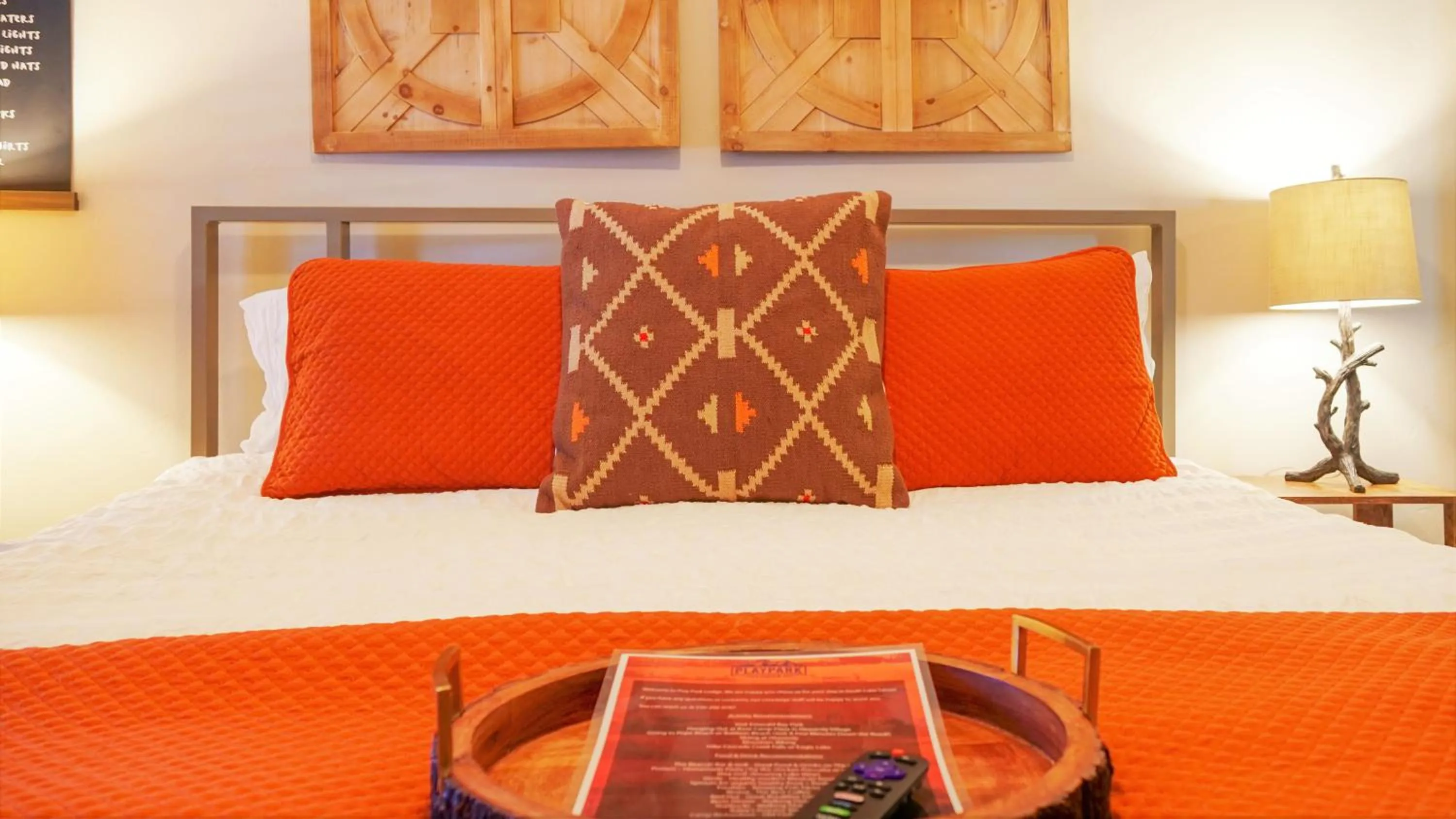 Bed in Playpark Lodge