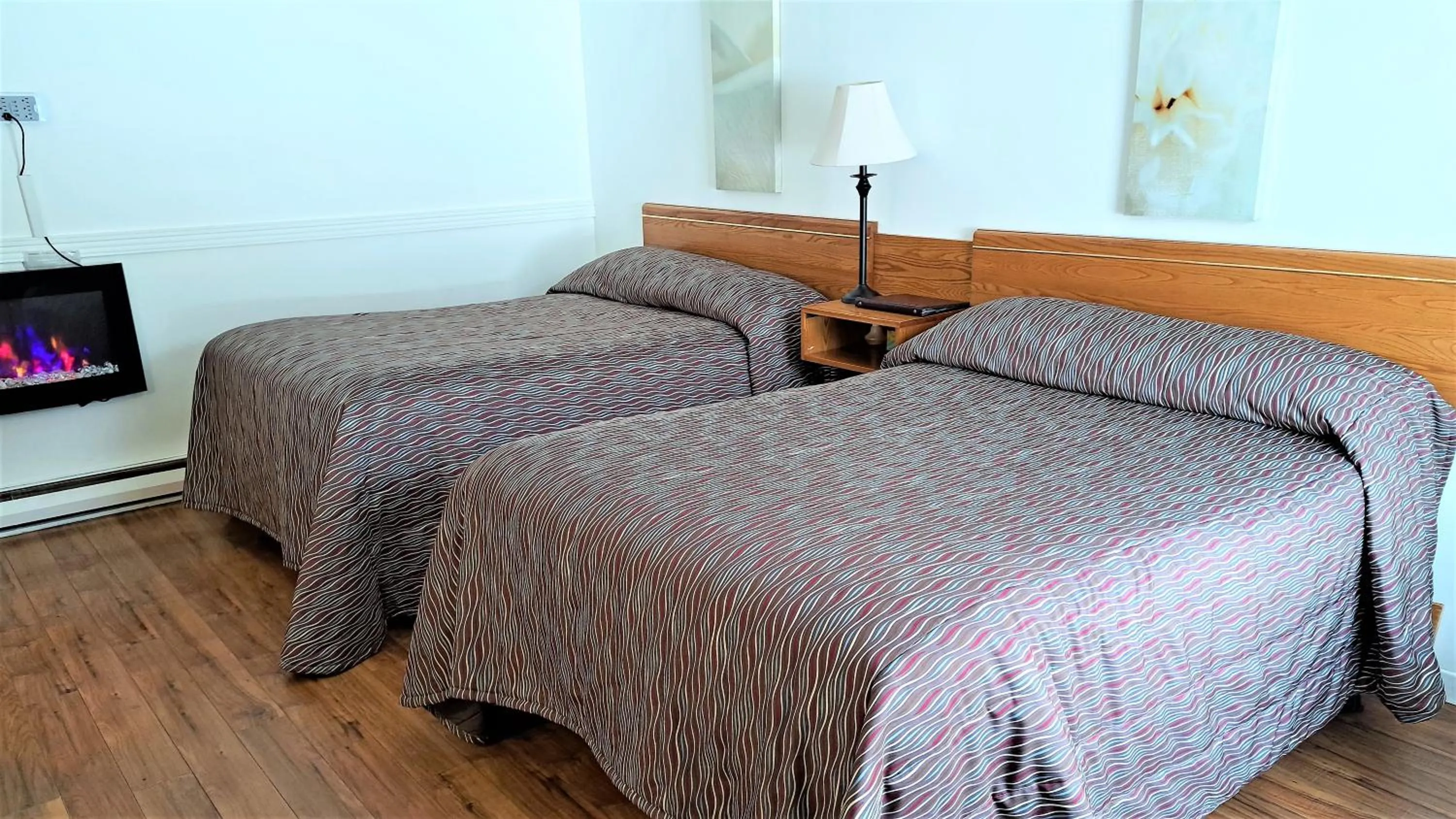 Bed in Motel Bonsoir