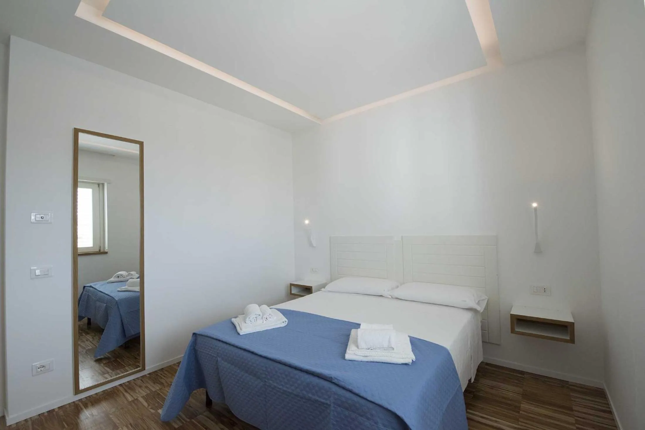 Bedroom, Bed in apARTments Sperlonga