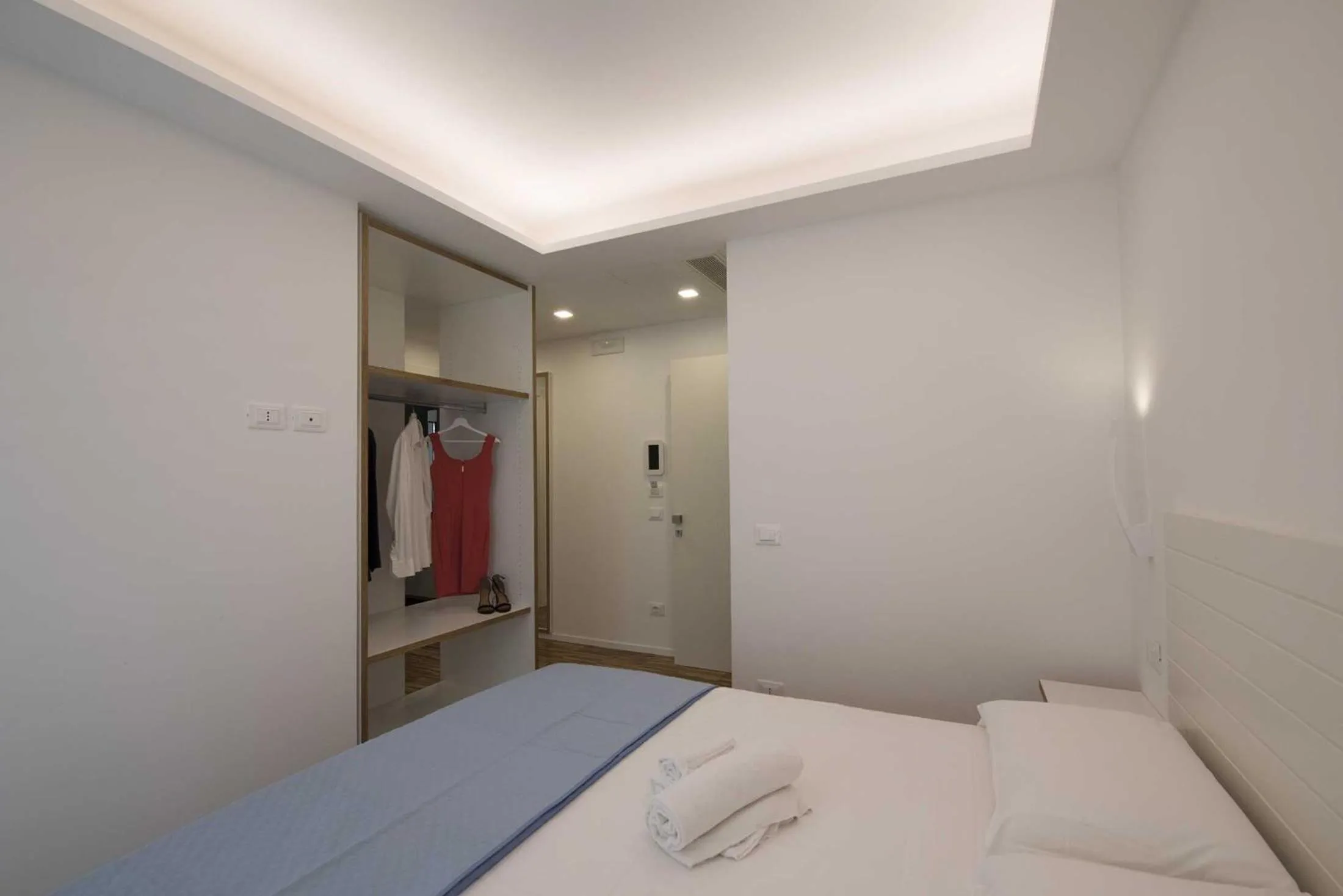 Bedroom, Bed in apARTments Sperlonga