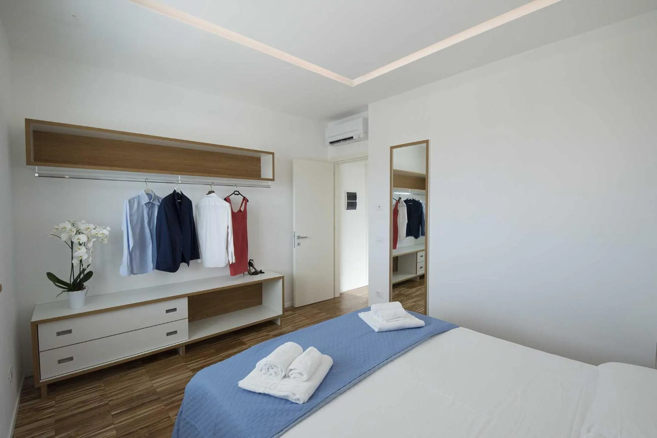 Bedroom, Bed in apARTments Sperlonga