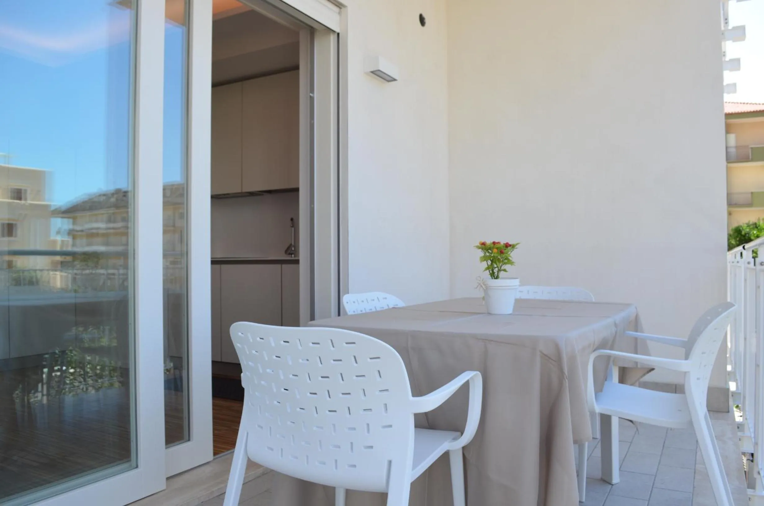 Balcony/Terrace in apARTments Sperlonga
