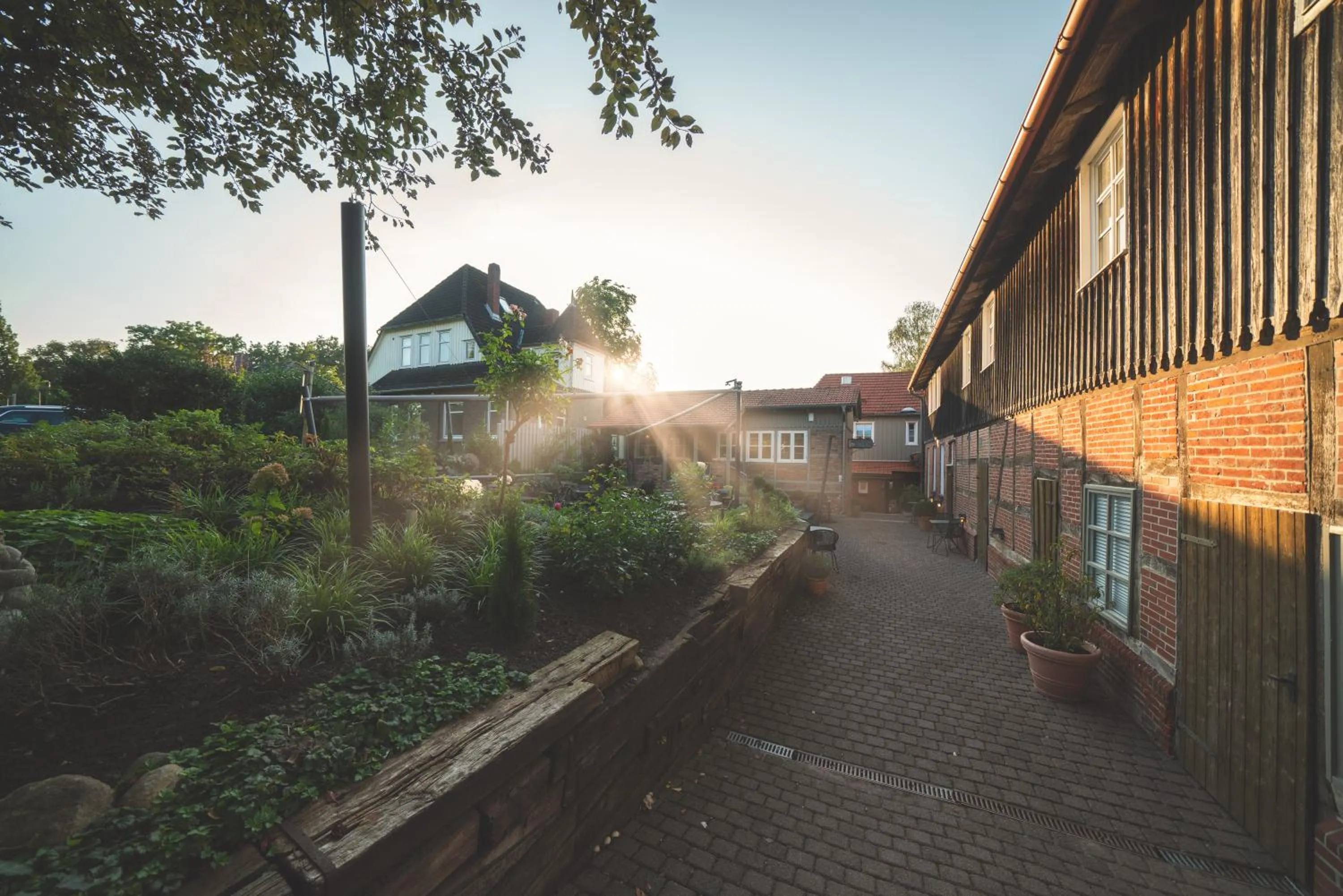 Property building in Landart Hotel
