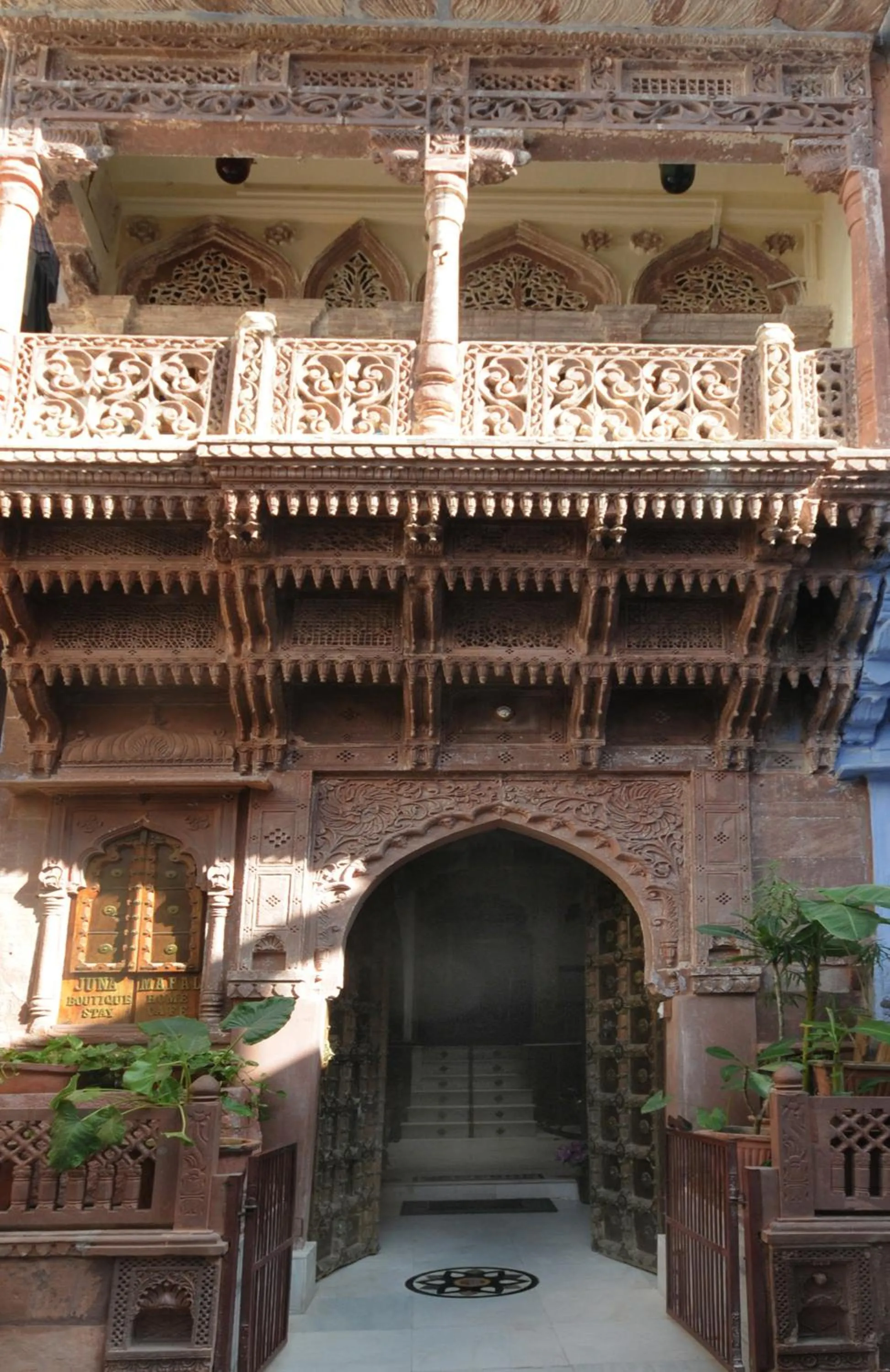 Facade/entrance in Juna Mahal Boutique Home Stay