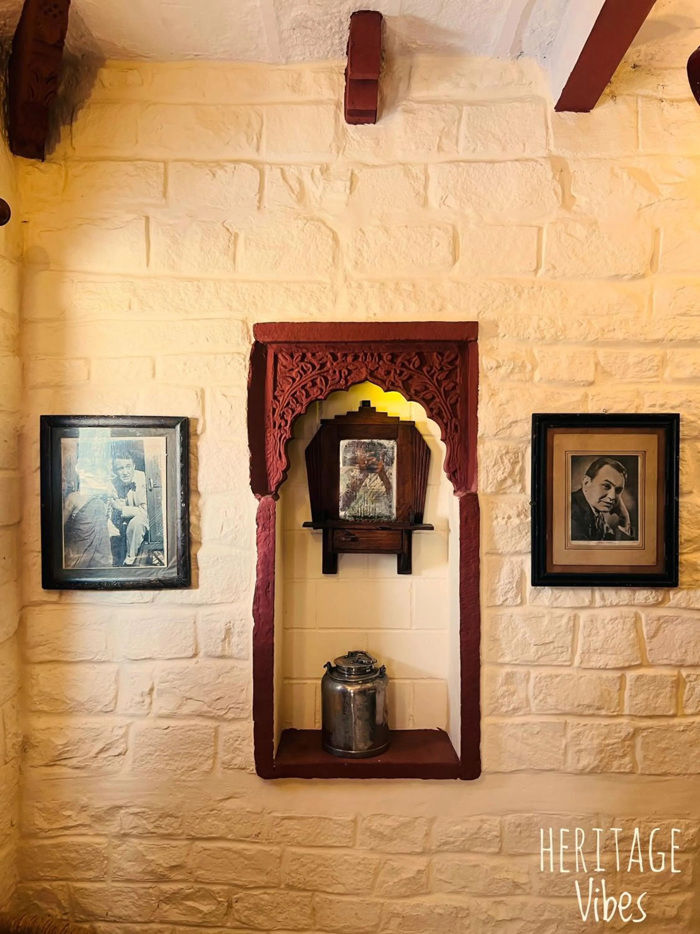 Decorative detail in Juna Mahal Boutique Home Stay