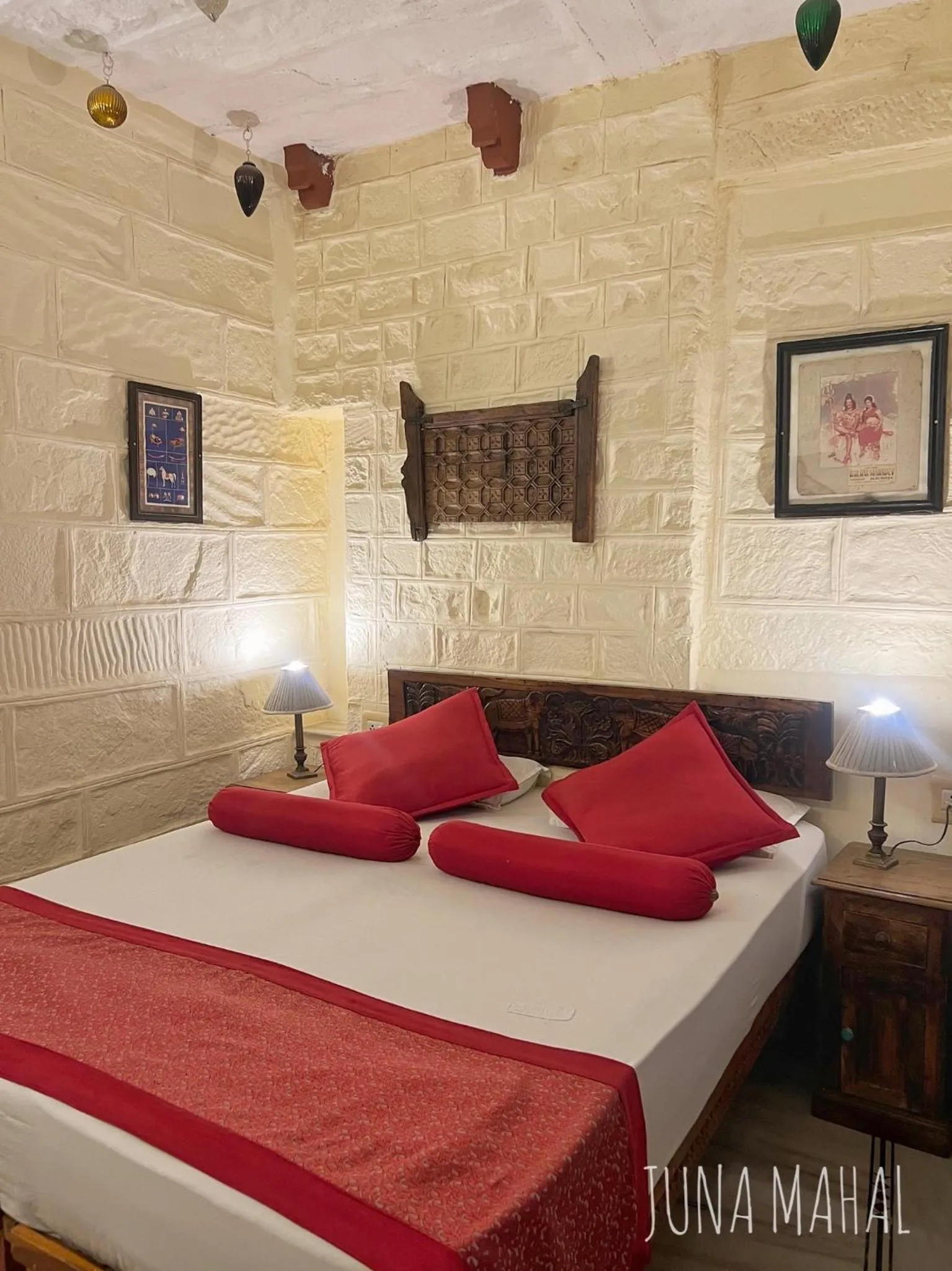 Bedroom, Bed in Juna Mahal Boutique Home Stay