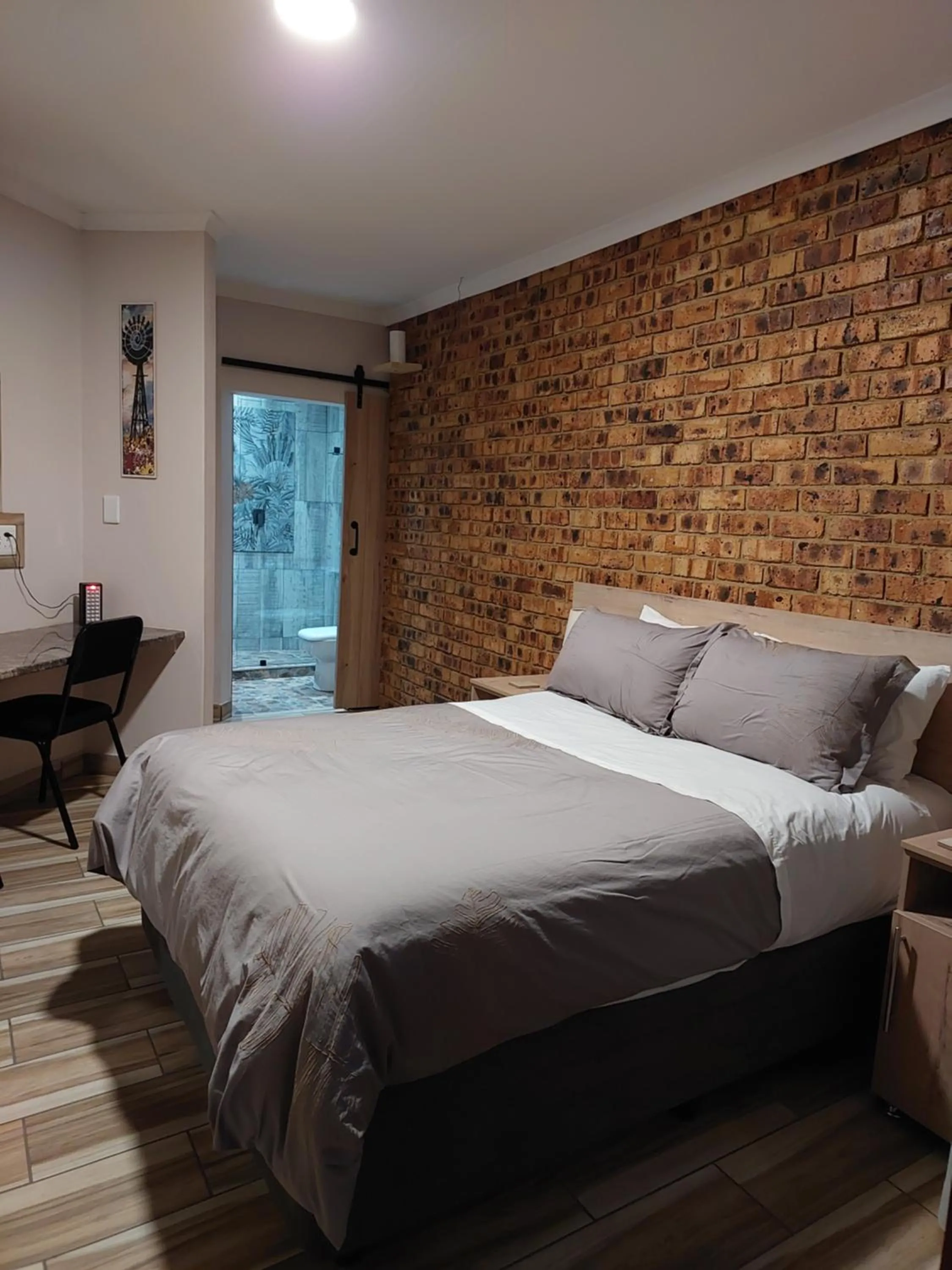 Bed in Twins Guest House Astoni