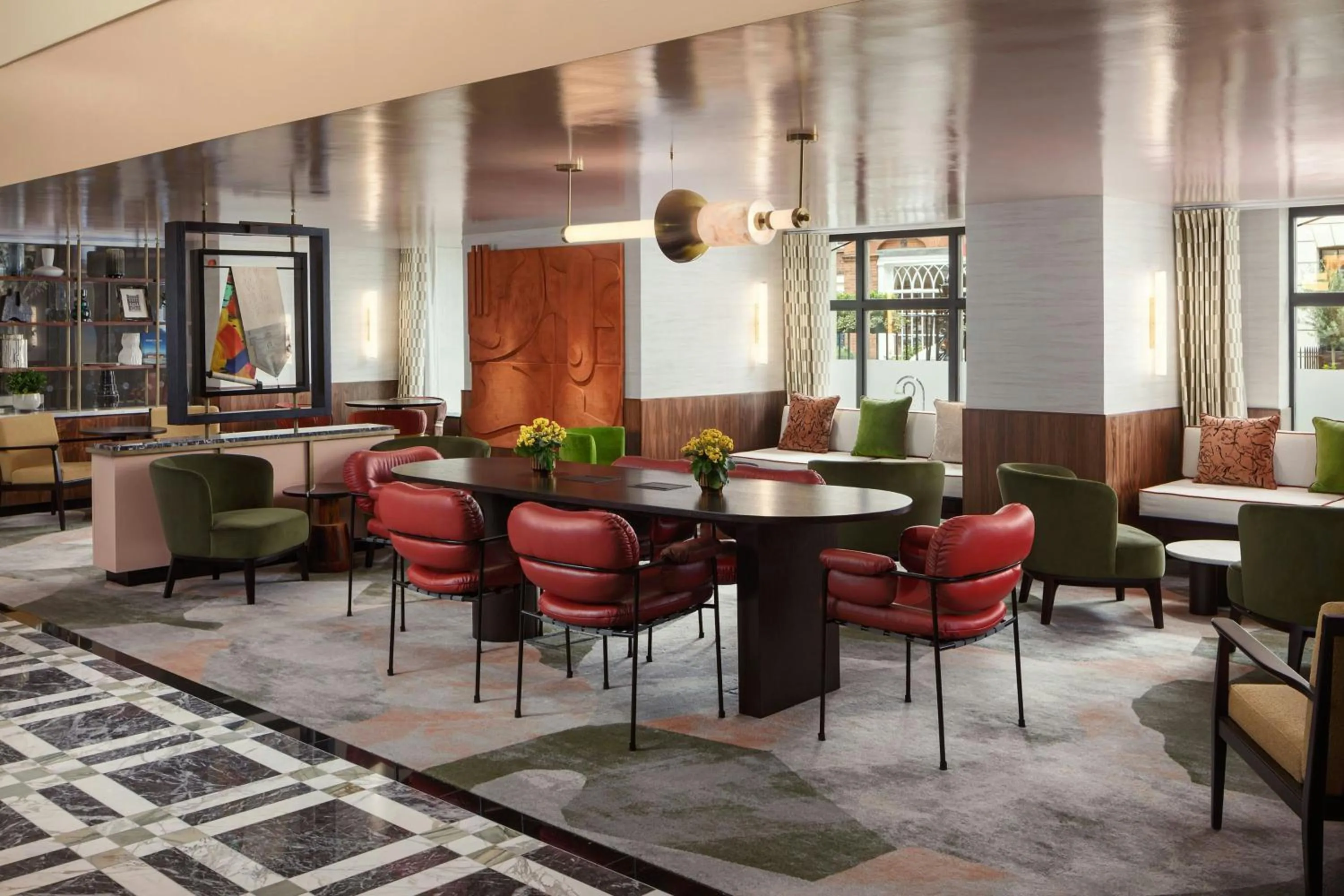 Lobby or reception in London Marriott Hotel Grosvenor Square