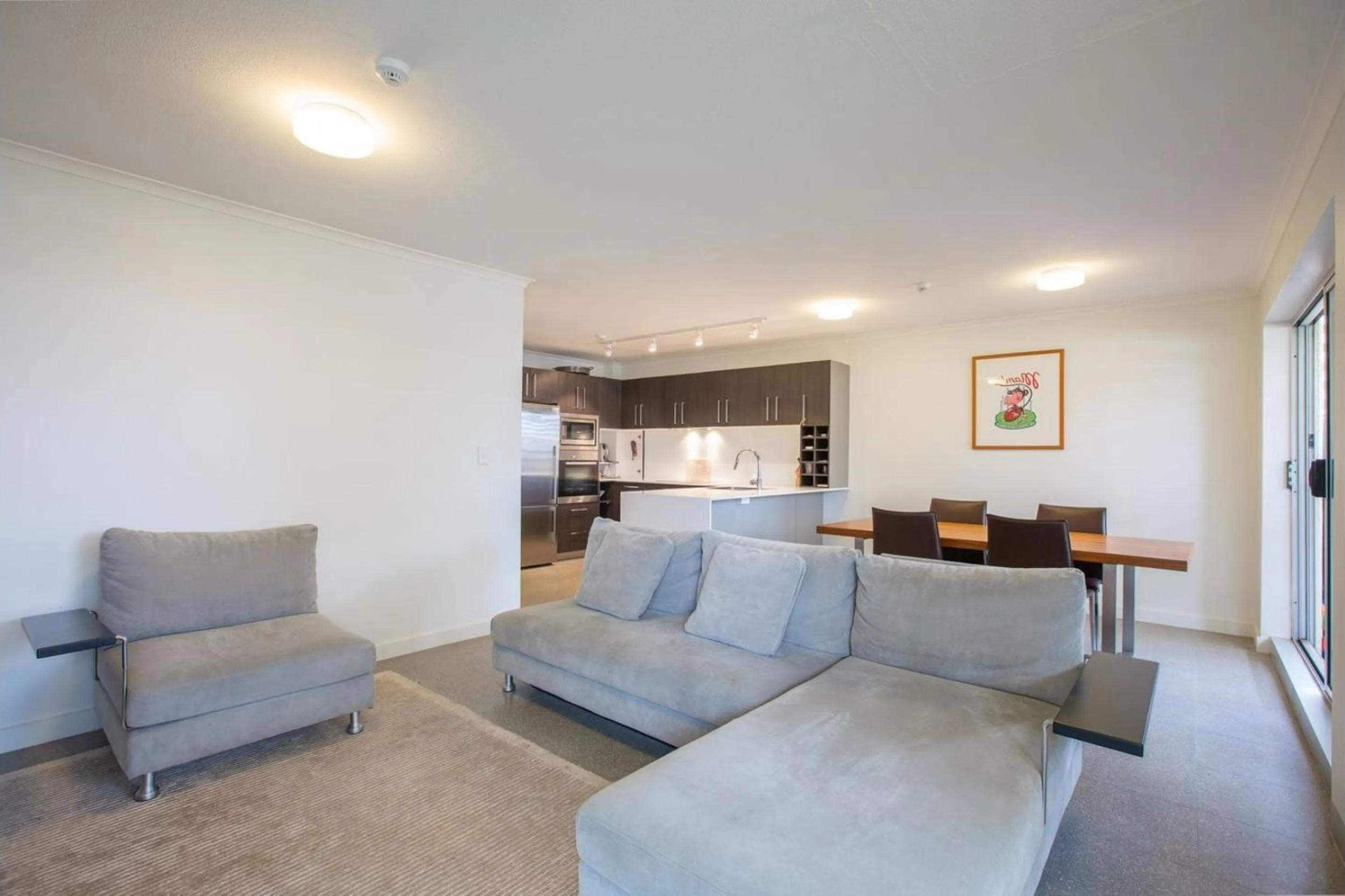 Living room in View Pacific Apartments