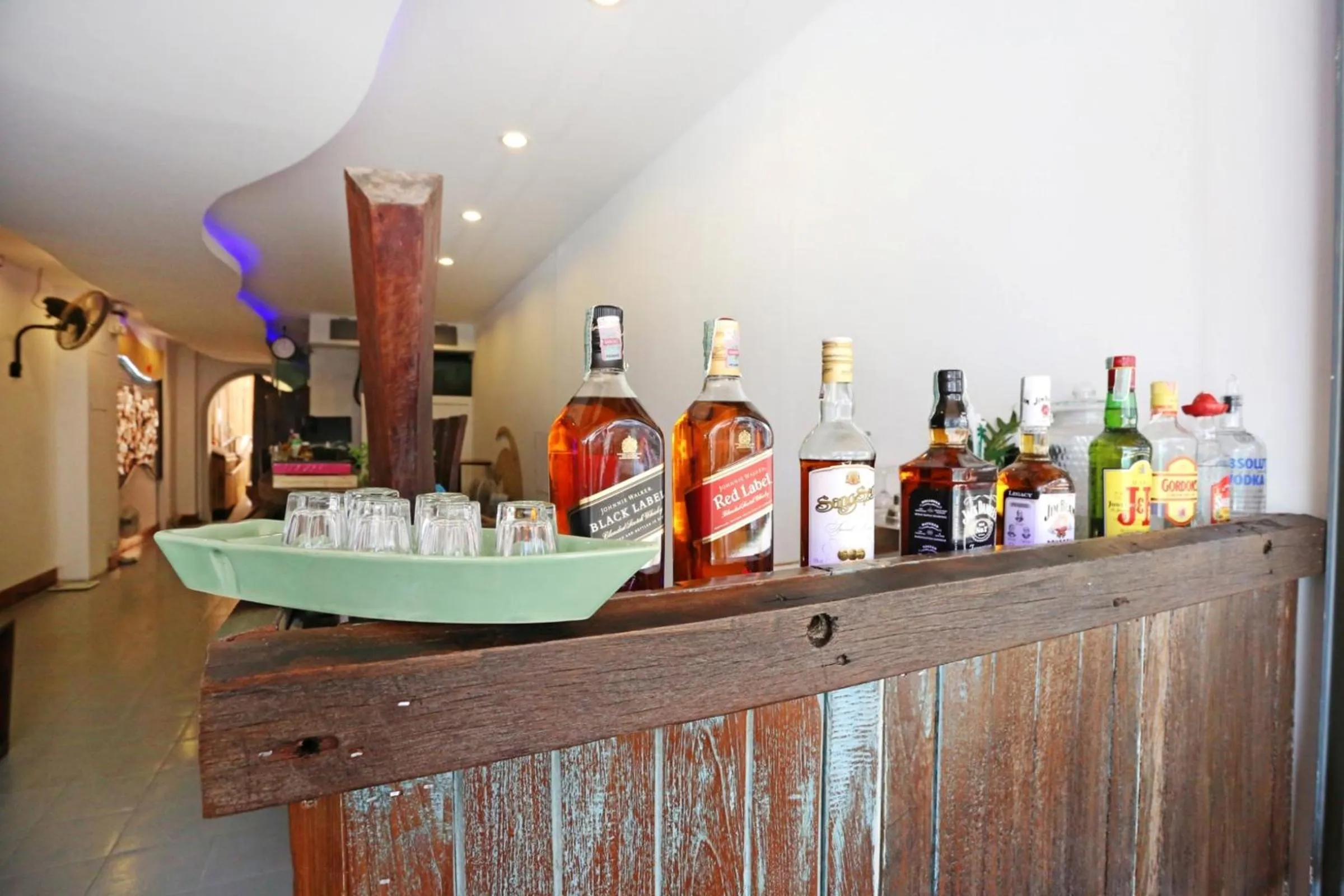 Drinks in Baan Kamala Backpacker