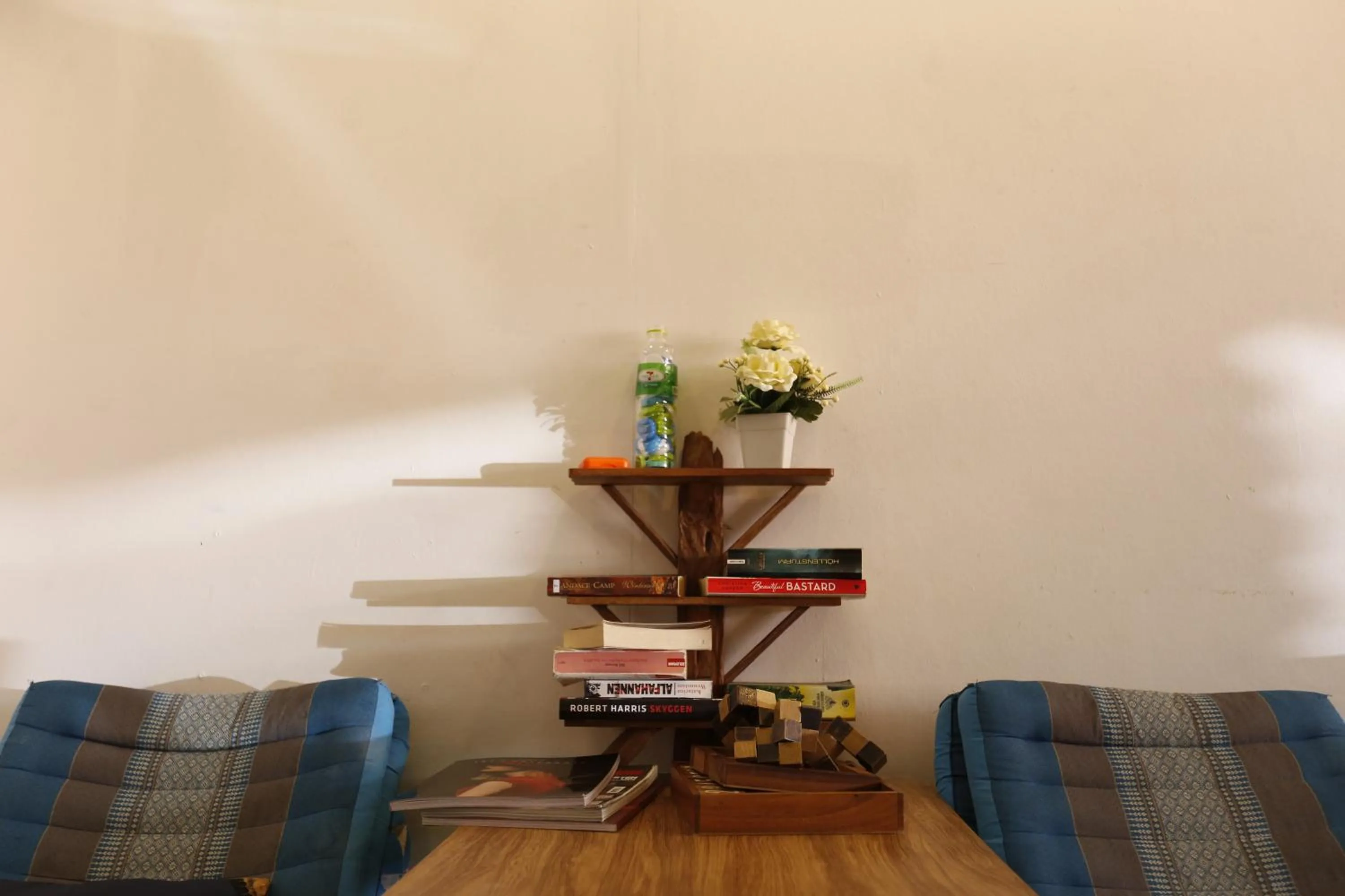 Library in Baan Kamala Backpacker