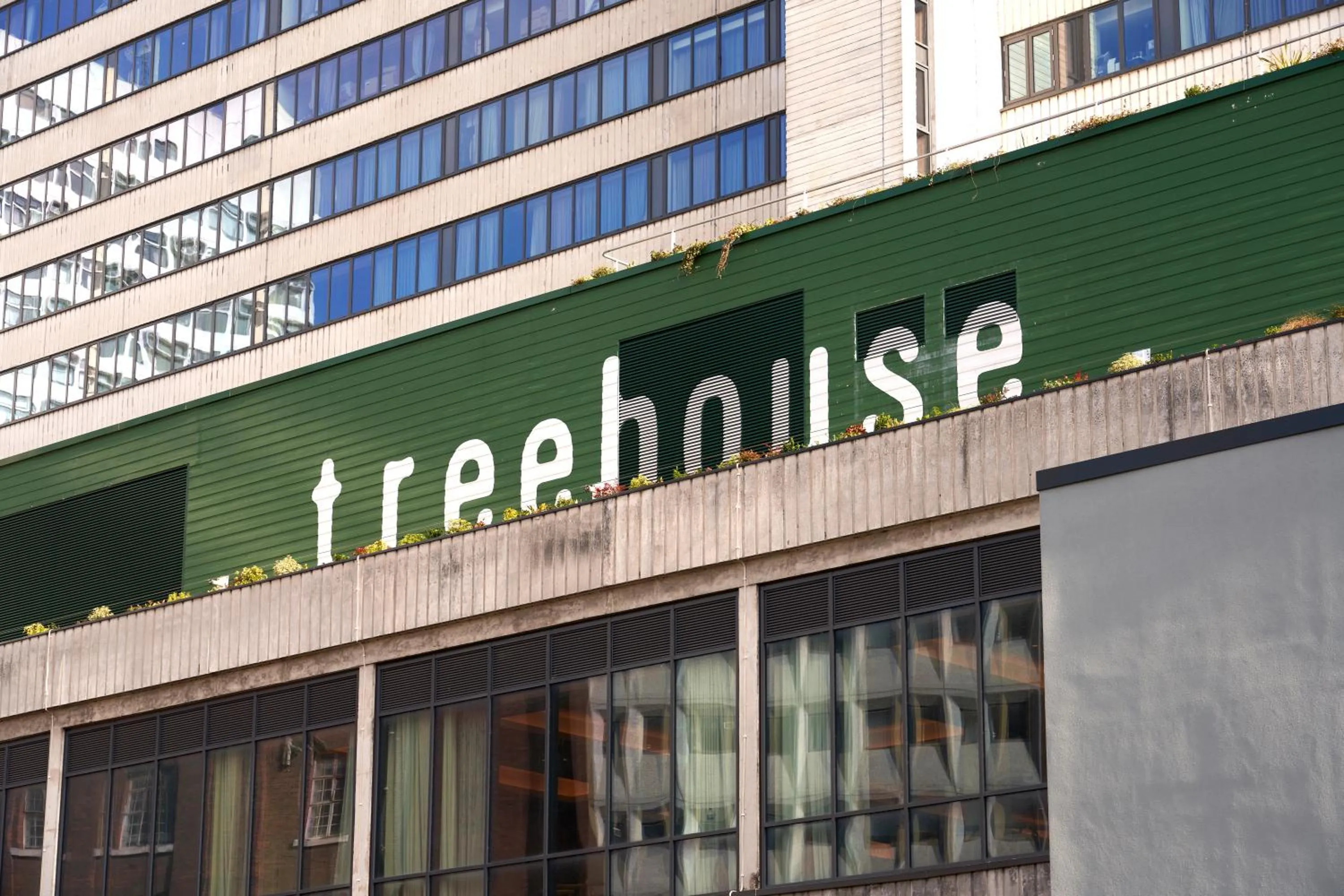 Property building in Treehouse Hotel Manchester