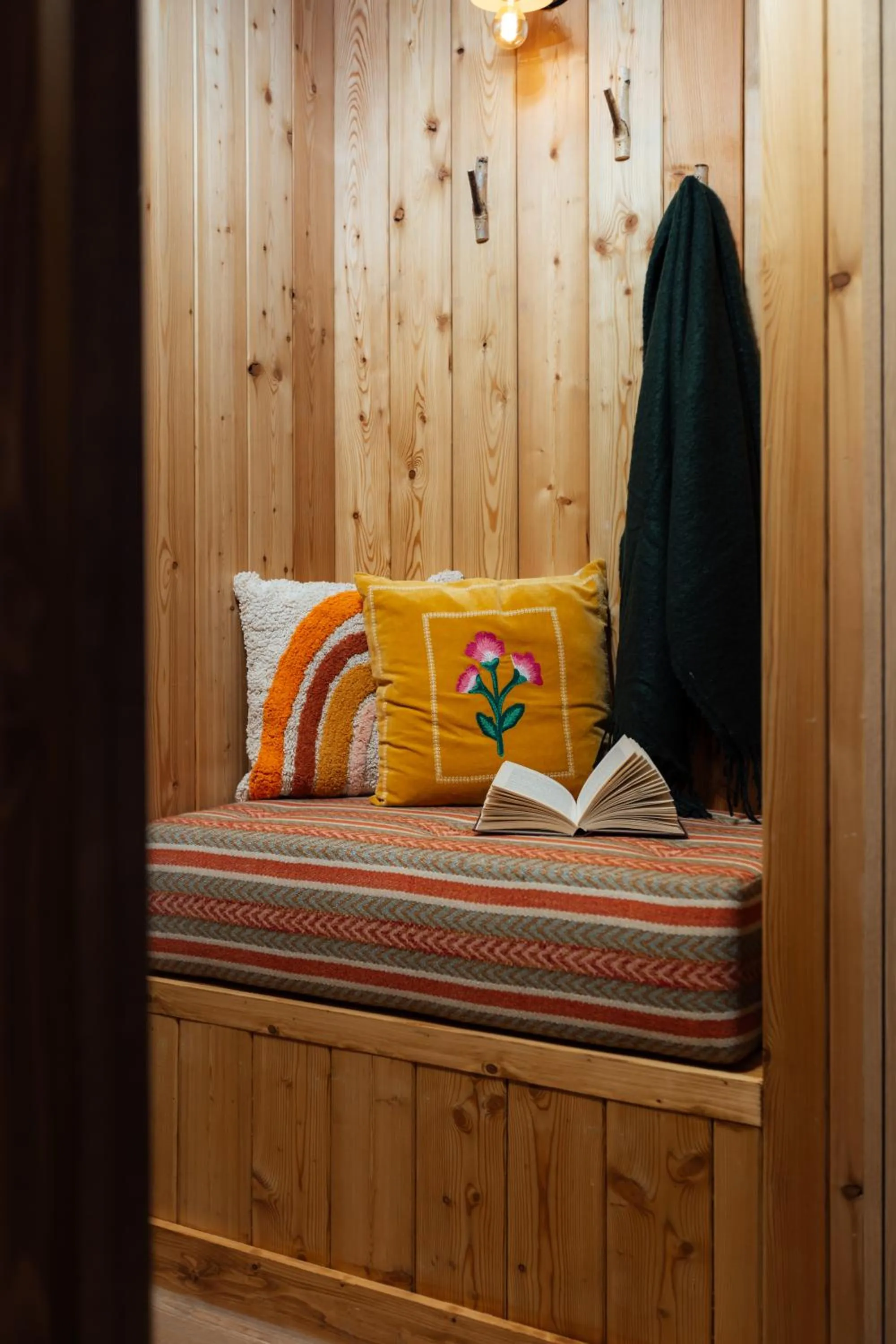 Seating area, Bed in Treehouse Hotel Manchester