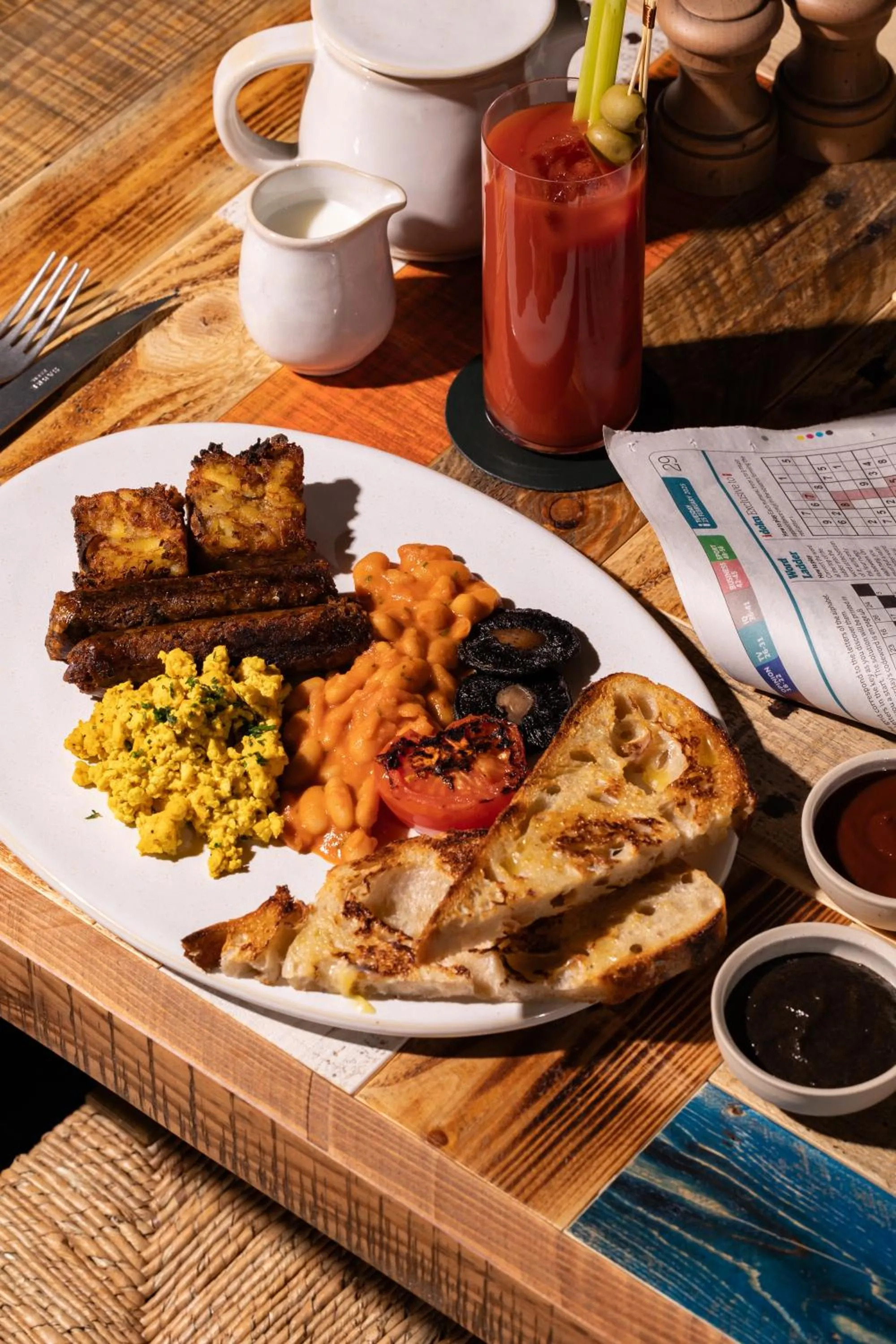 Breakfast in Treehouse Hotel Manchester