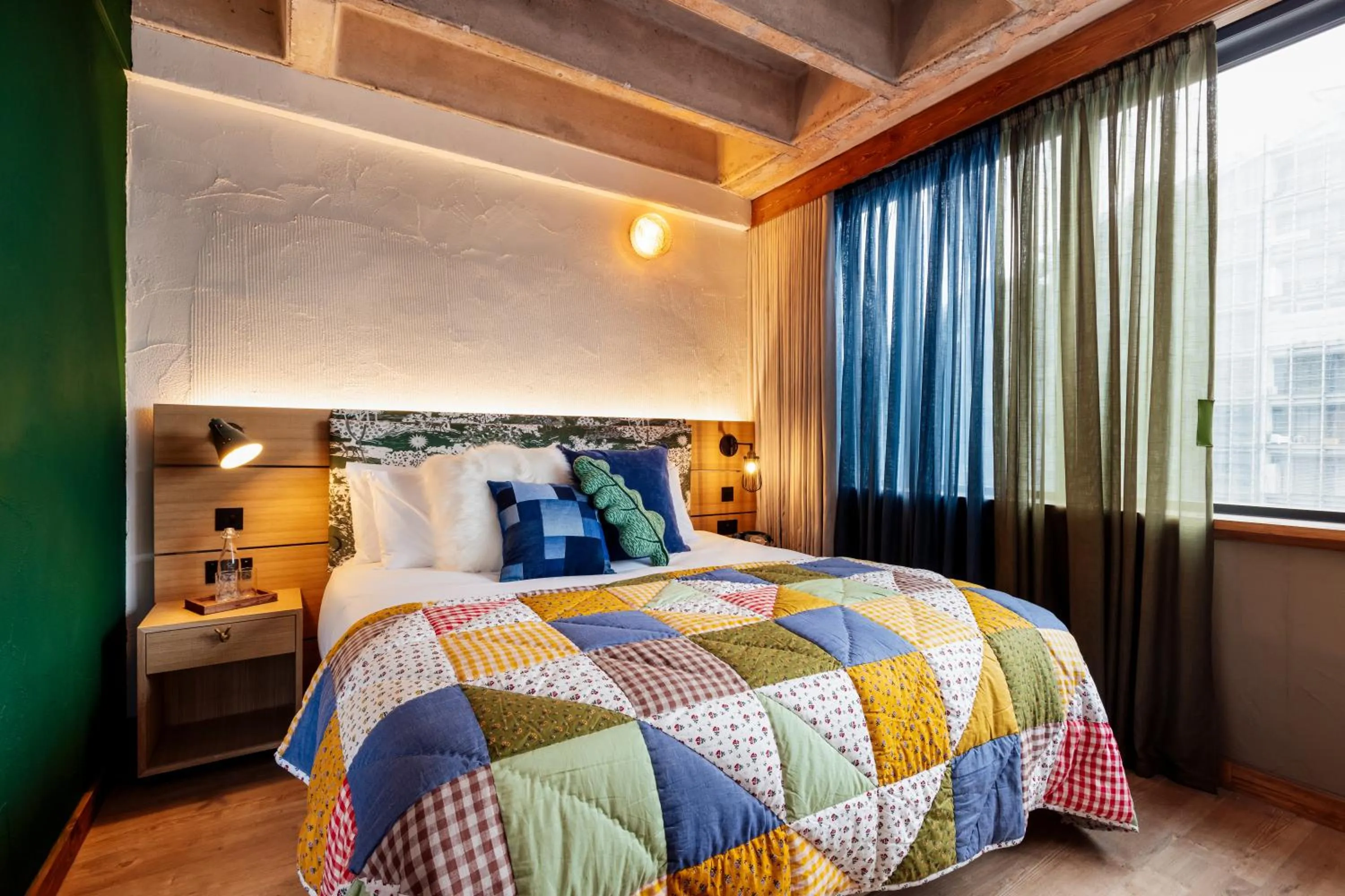 Bed in Treehouse Hotel Manchester