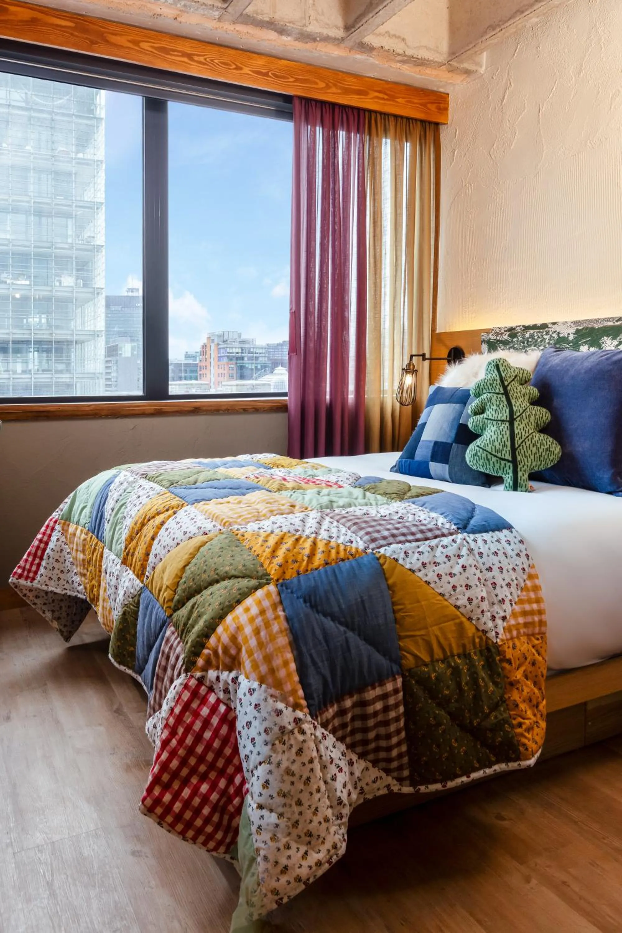 Bed in Treehouse Hotel Manchester