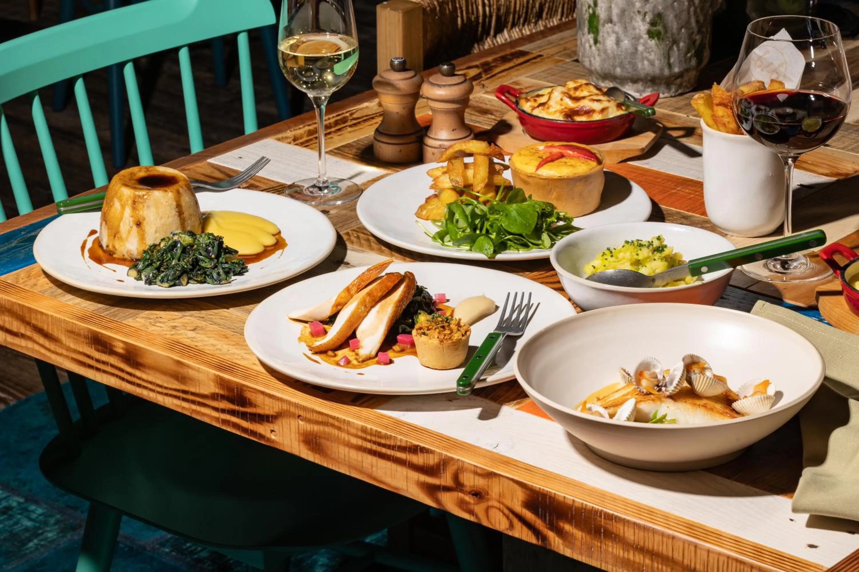 Food and drinks in Treehouse Hotel Manchester