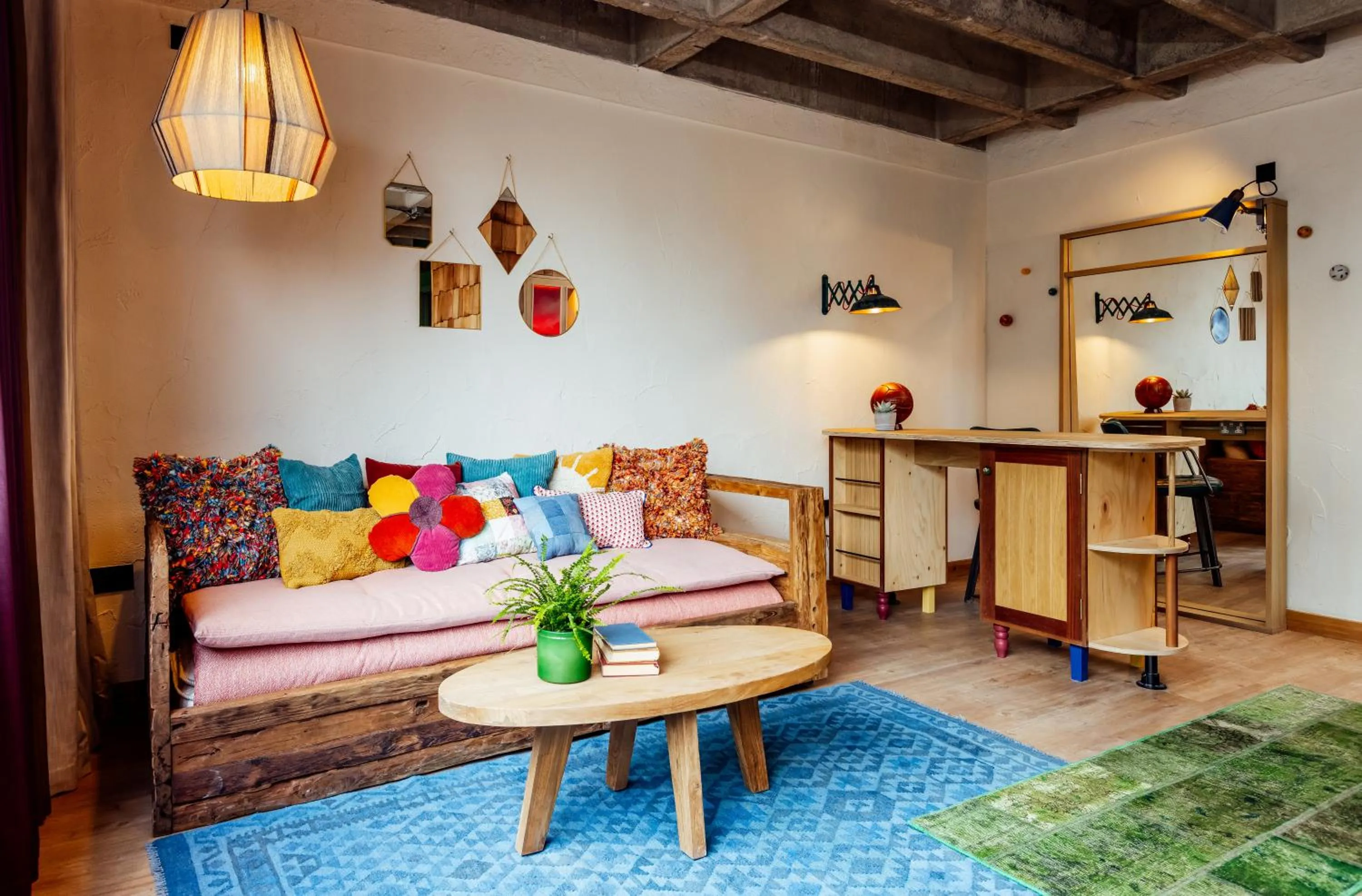 Seating area in Treehouse Hotel Manchester