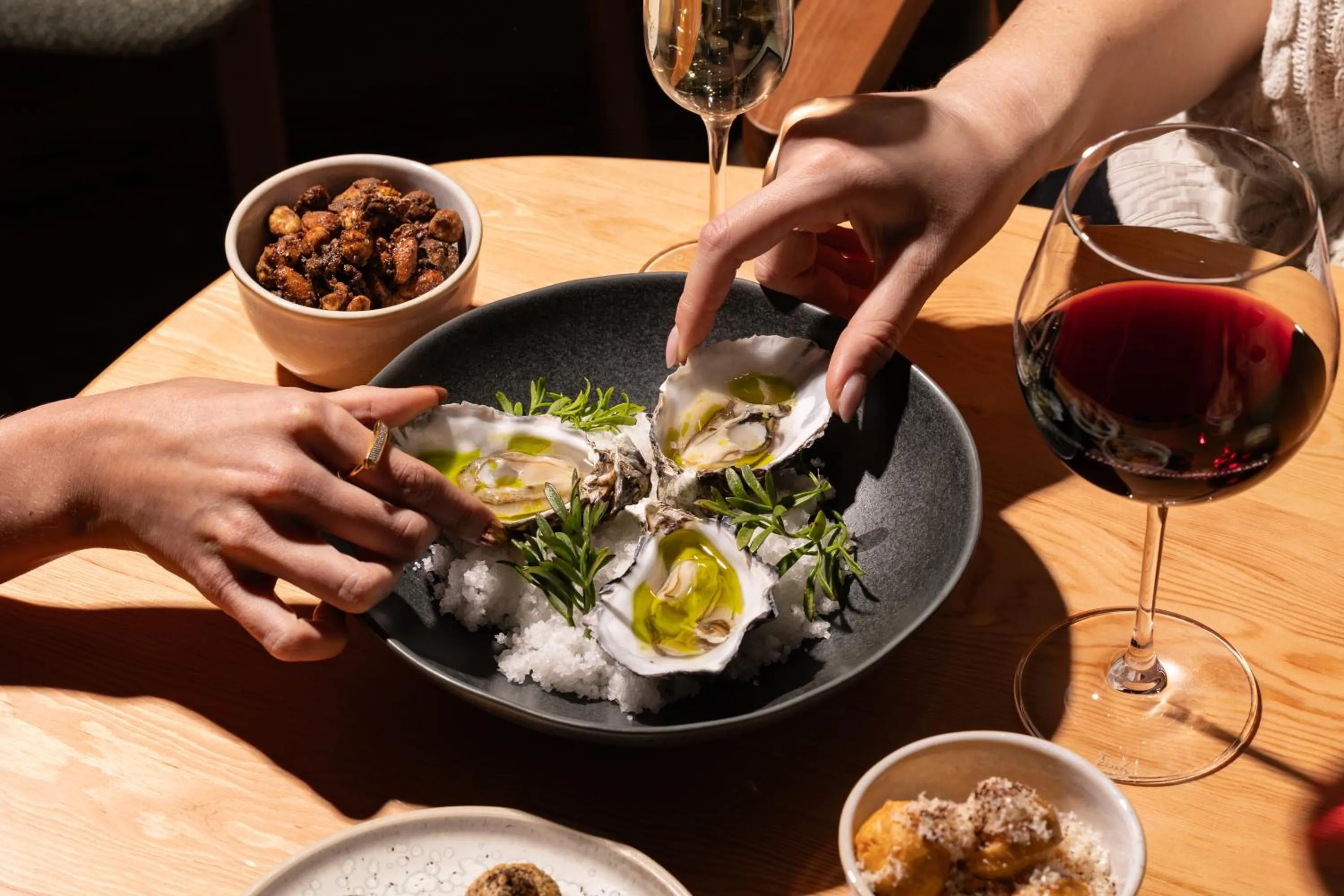 Food and drinks in Treehouse Hotel Manchester