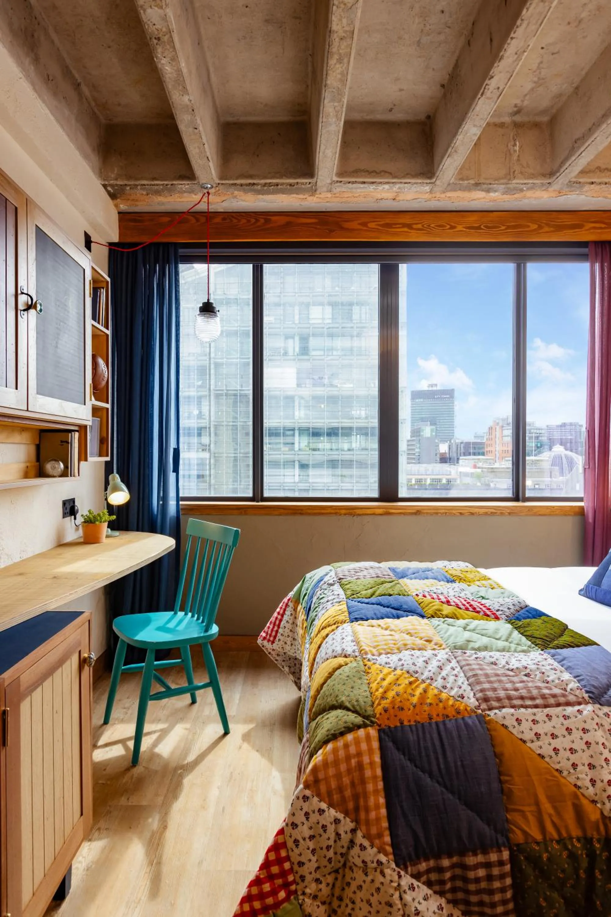 Bed in Treehouse Hotel Manchester