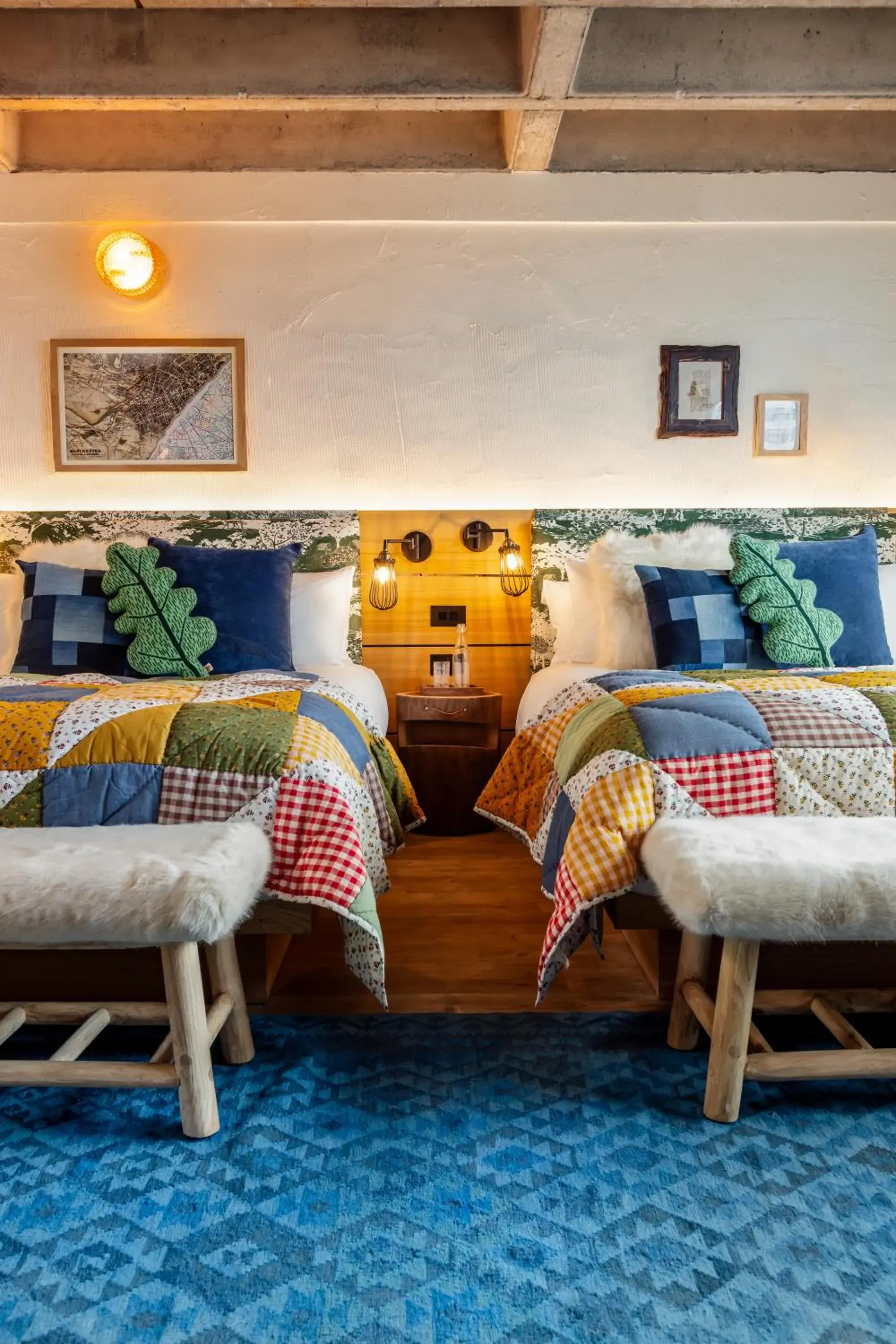 Quadruple Room in Treehouse Hotel Manchester Quadruple Room in Treehouse Hotel Manchester