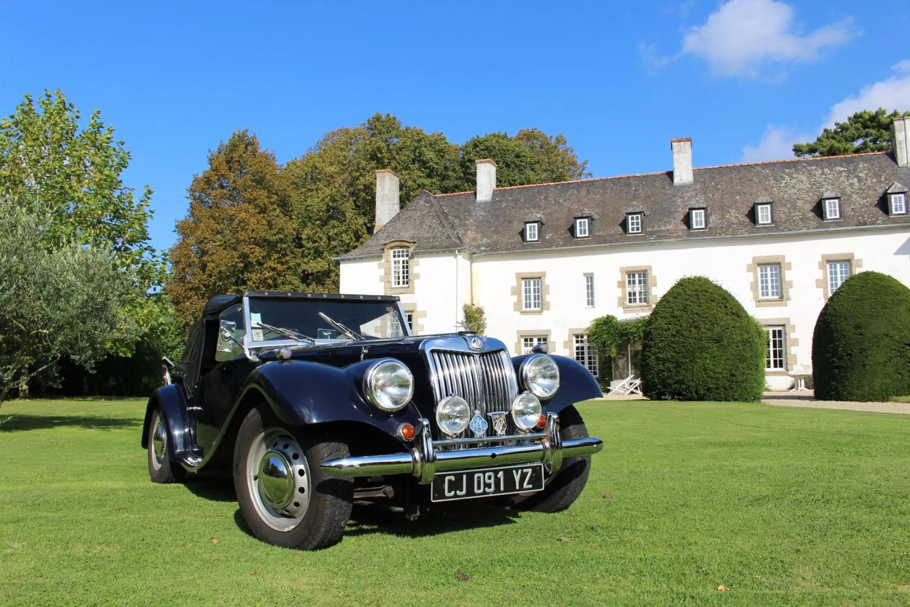Garden in Manoir de la Baronnie